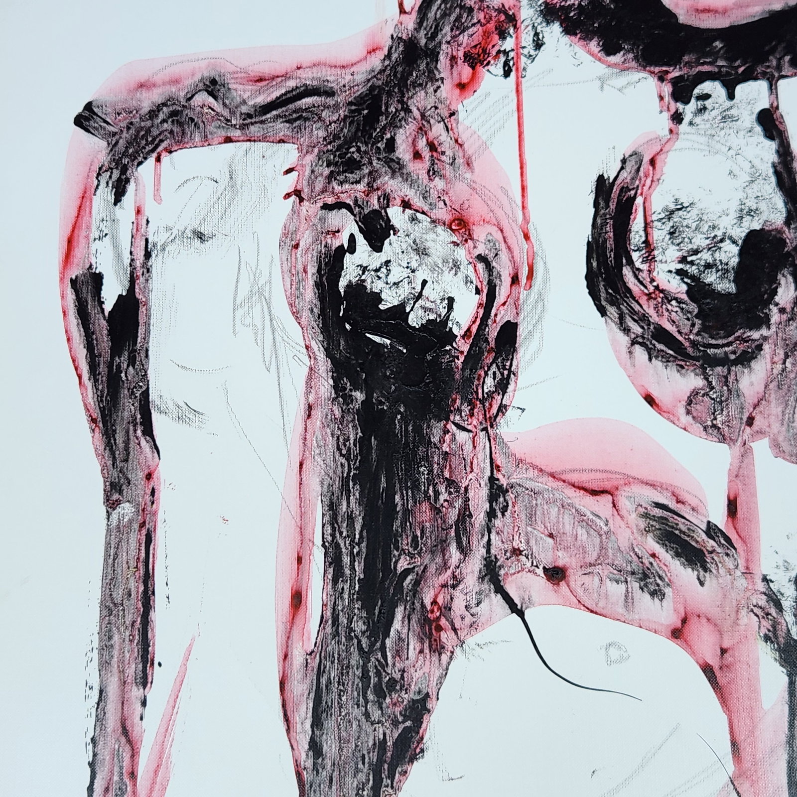 Abstract Expressionist Nude - 8
