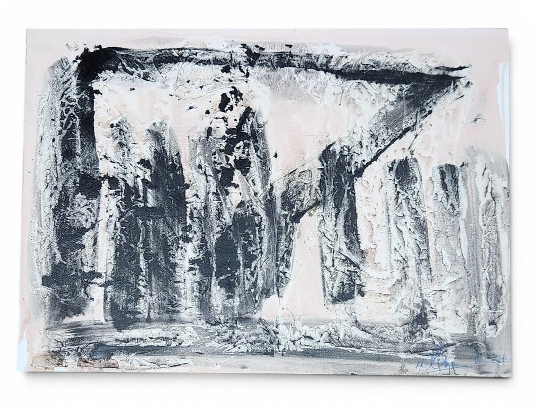Abstract Mixed-Media Painting (1 of 9)