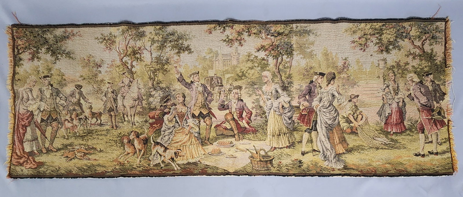 Woven Pastoral Fete Champetre Tapestry (1 of 10)