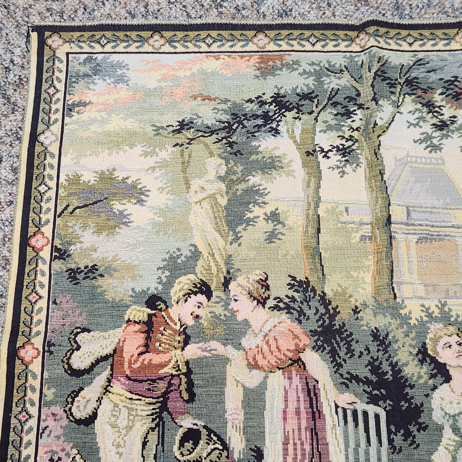 Garden Scene Tapestry Panel - 2