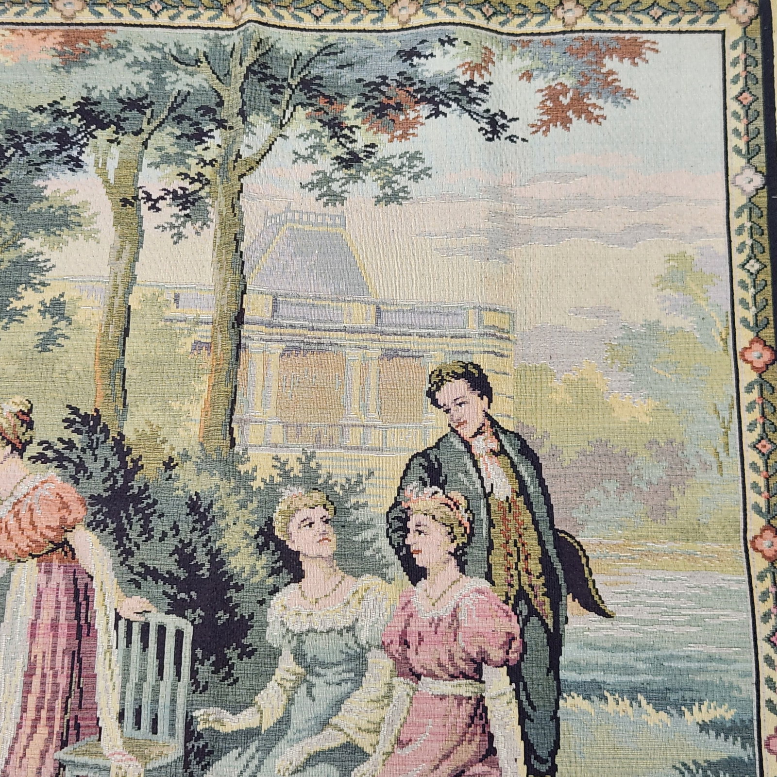 Garden Scene Tapestry Panel - 5