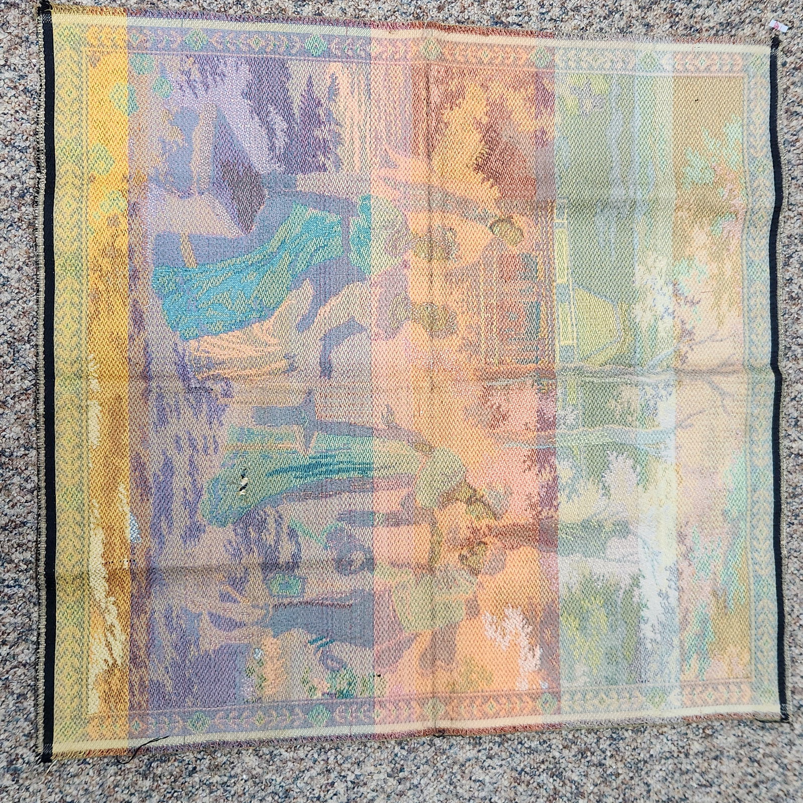 Garden Scene Tapestry Panel - 6