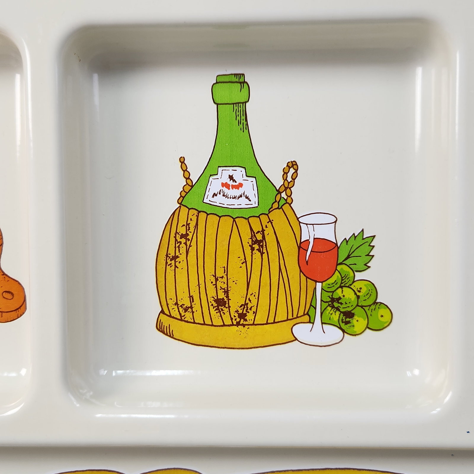 Divided Melamine Serving Tray - 3