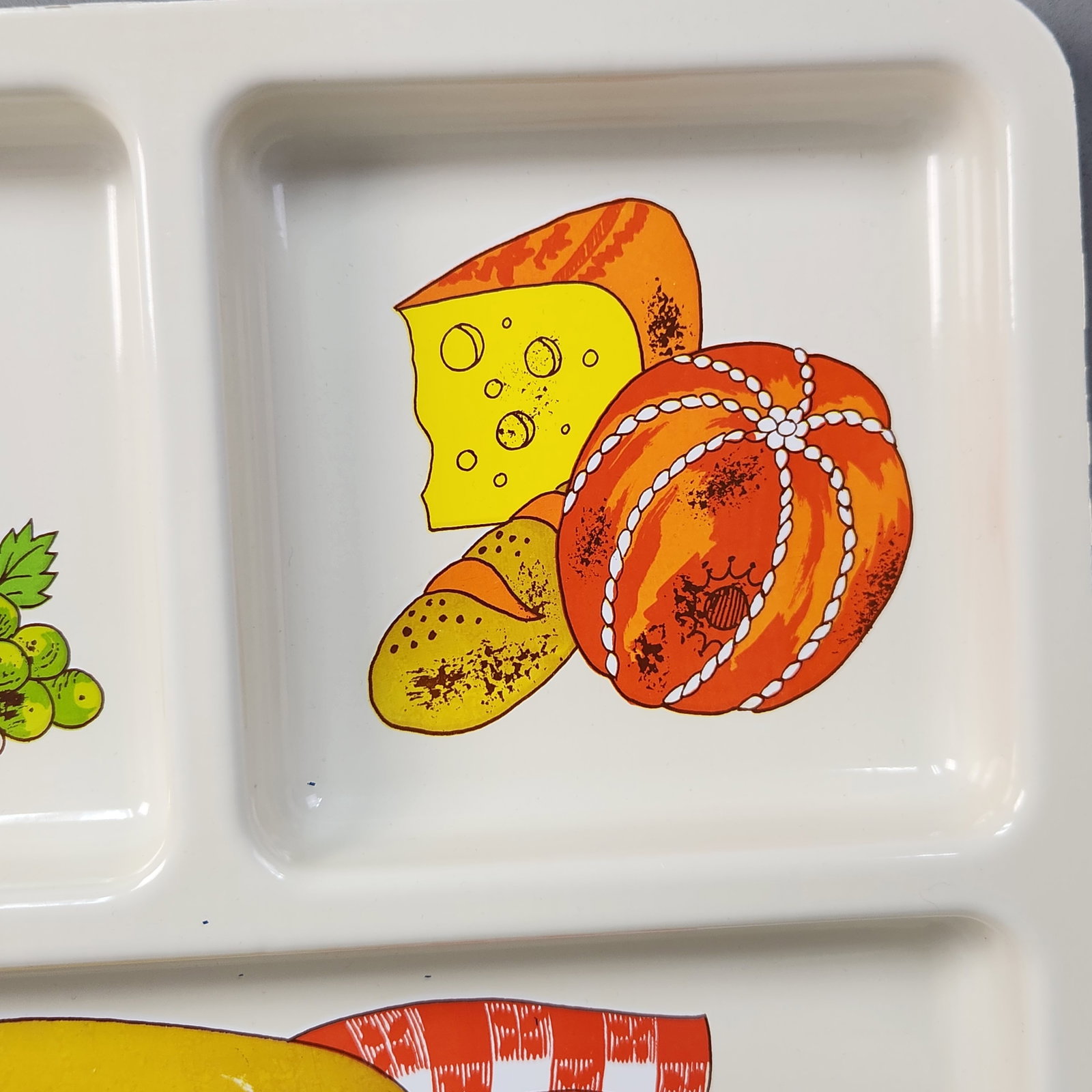 Divided Melamine Serving Tray - 4