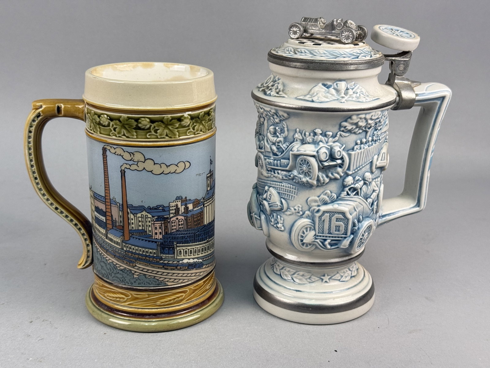 Two Beer Steins Mettlach Cerveceria Avon (1 of 12)