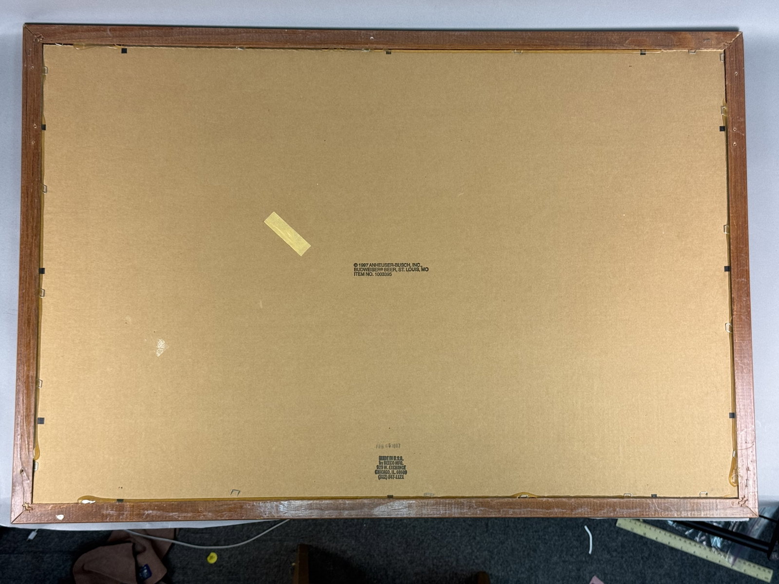 Large Budweiser Bar Mirror - 8