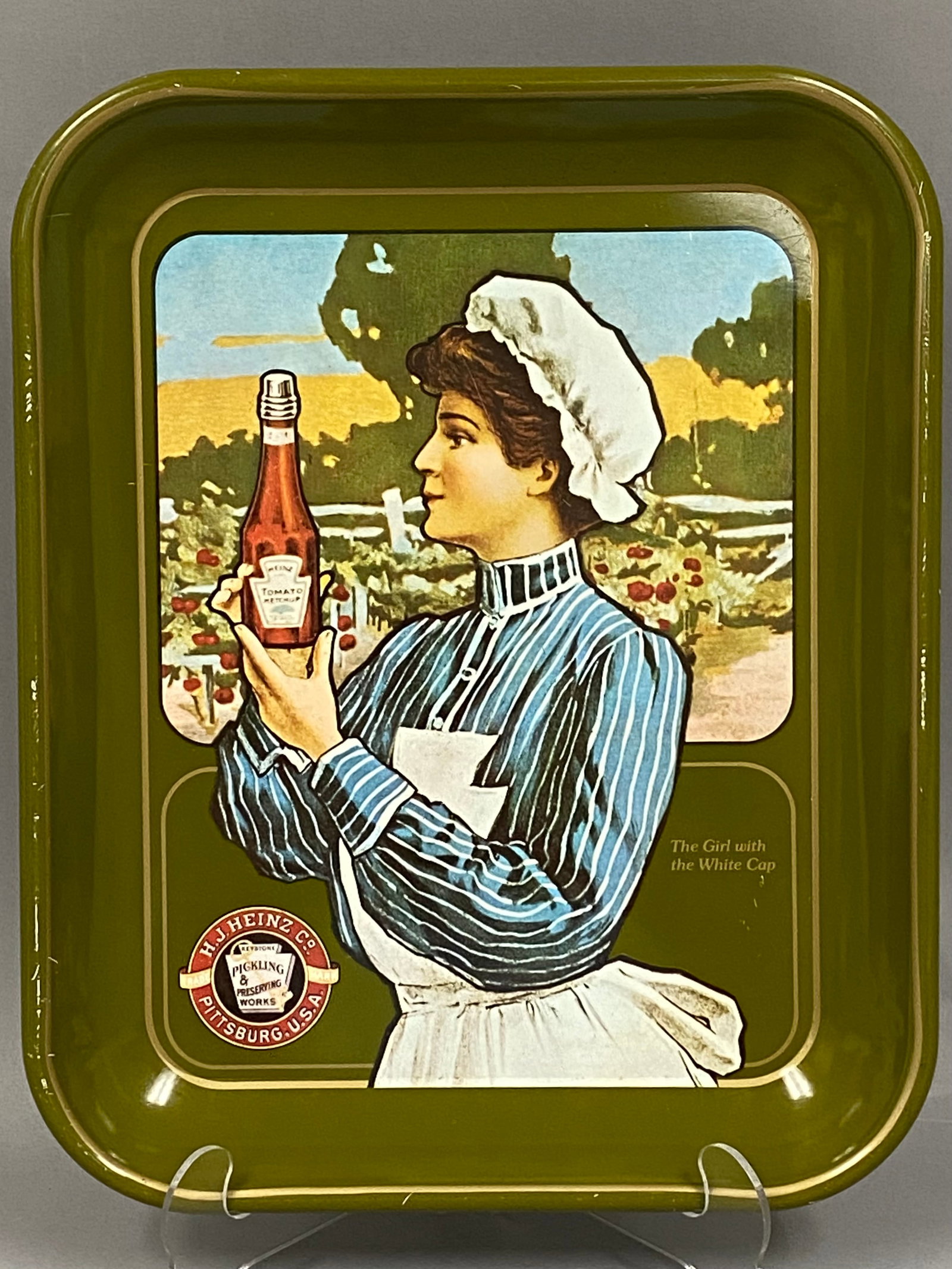 H.J. Heinz Co. Lithographed Tin Advertising Tray (1 of 8)