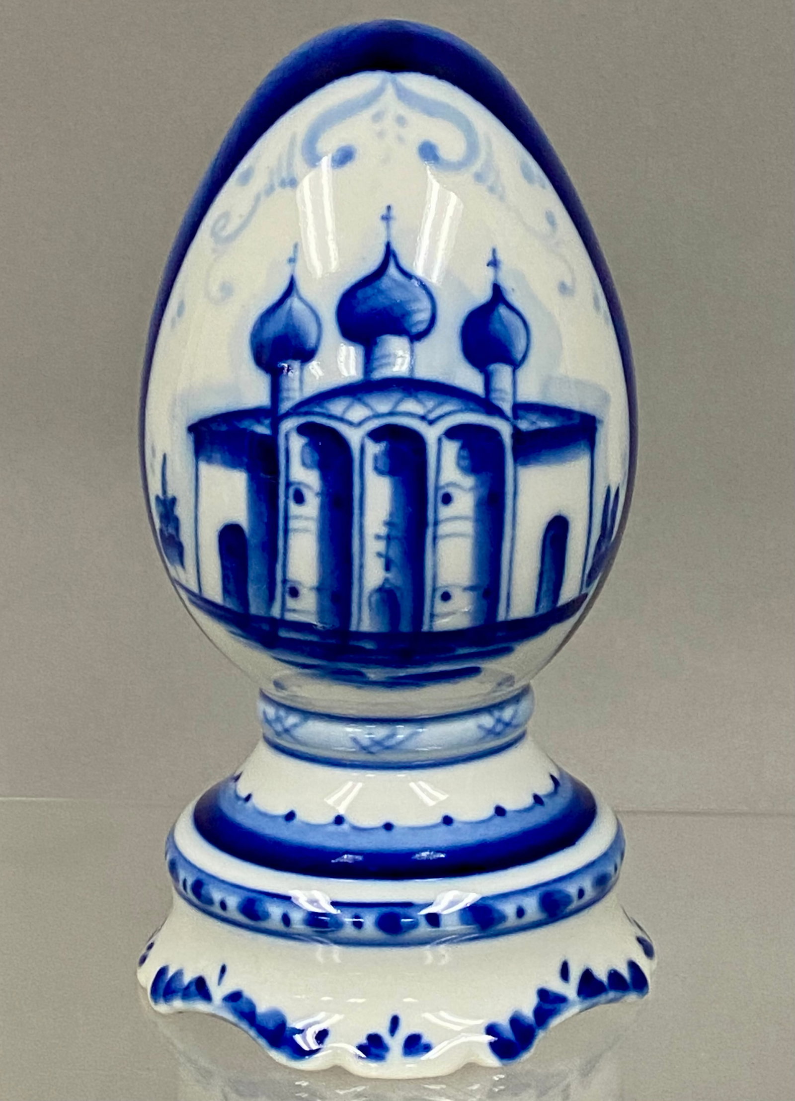 2 Russian Decorative Eggs, Signed - 5