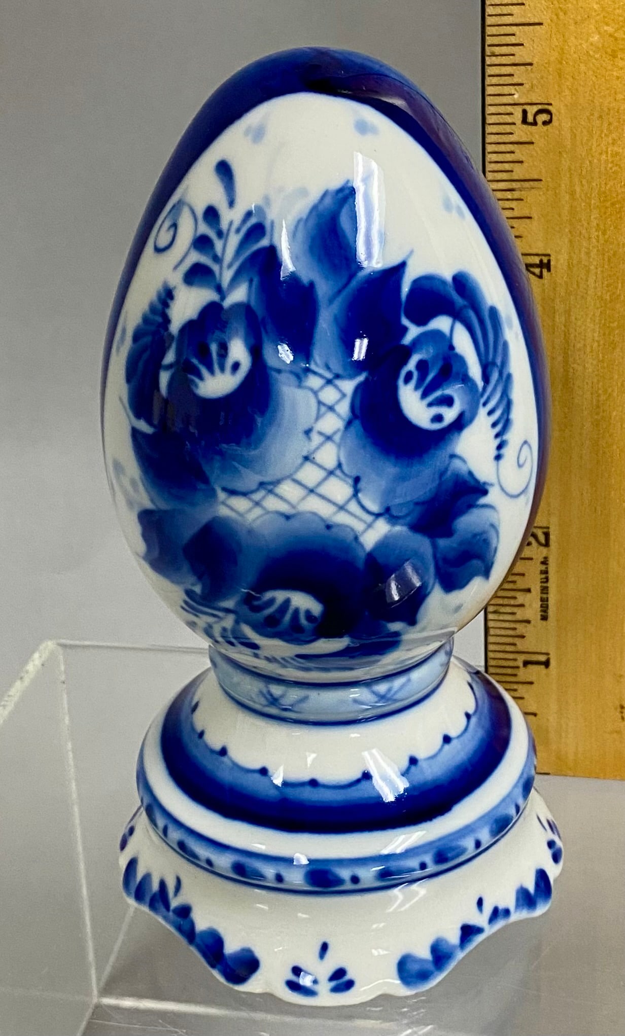 2 Russian Decorative Eggs, Signed - 6