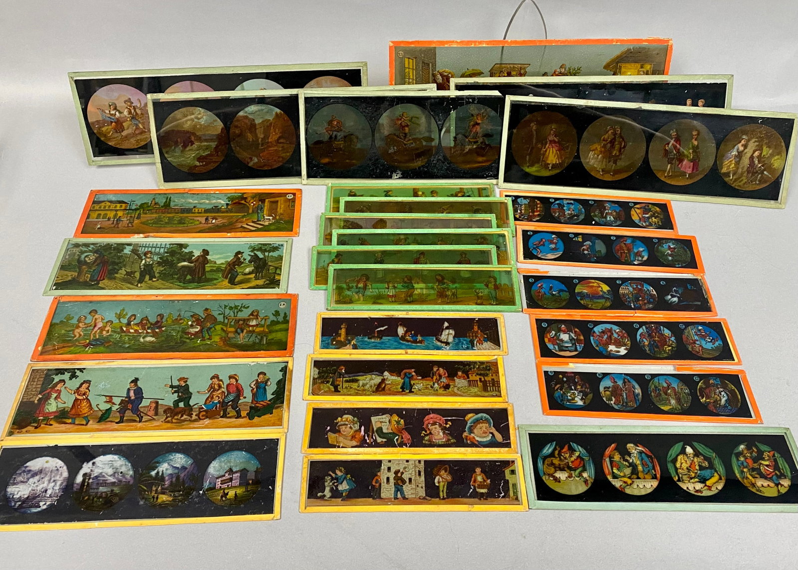 26 Antique Ernst Plank Magic Lantern Slides (1 of 19)
