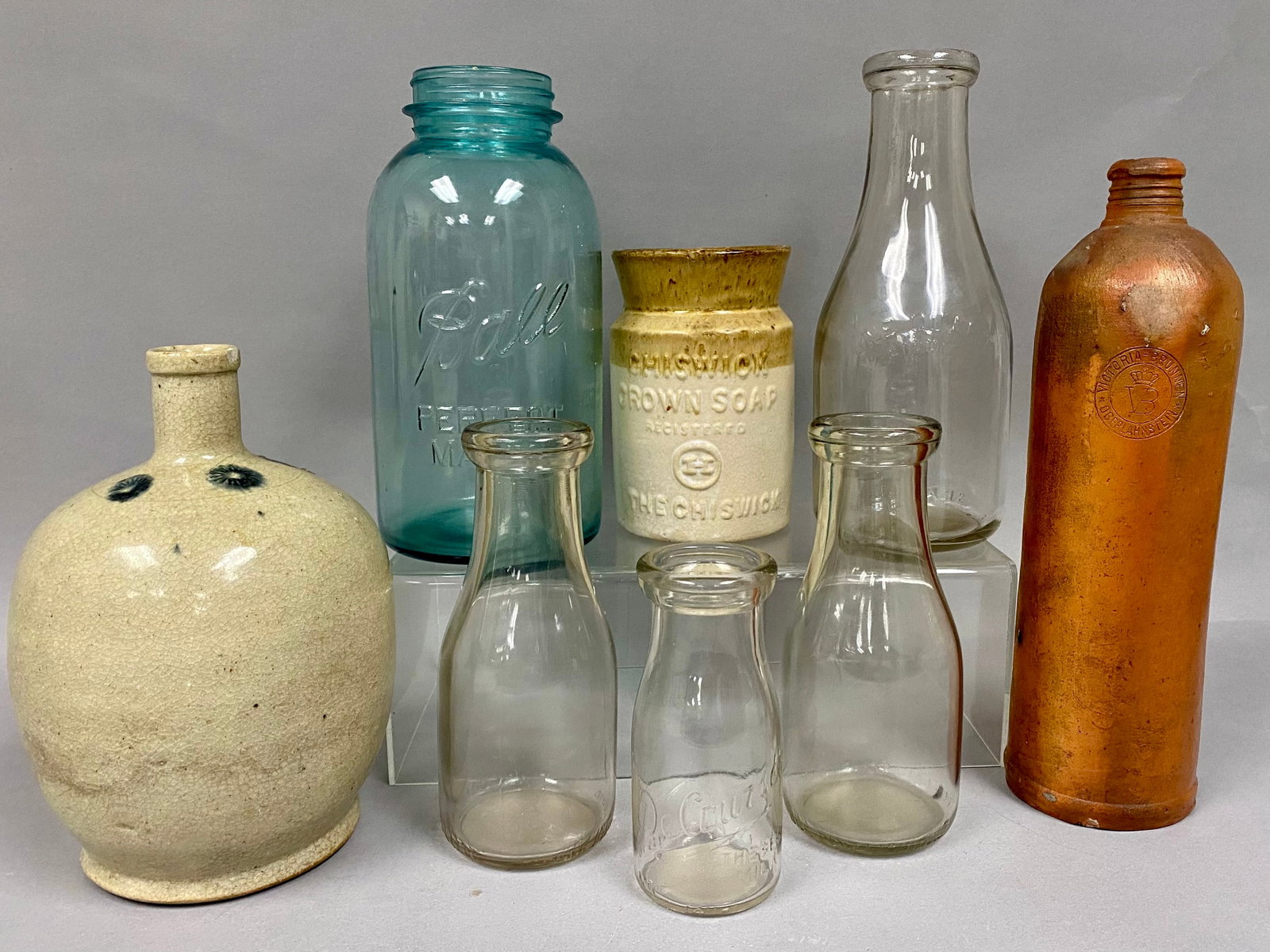 Glass & Stoneware Bottles Inc Ball & Victoria-Brunnen (1 of 9)