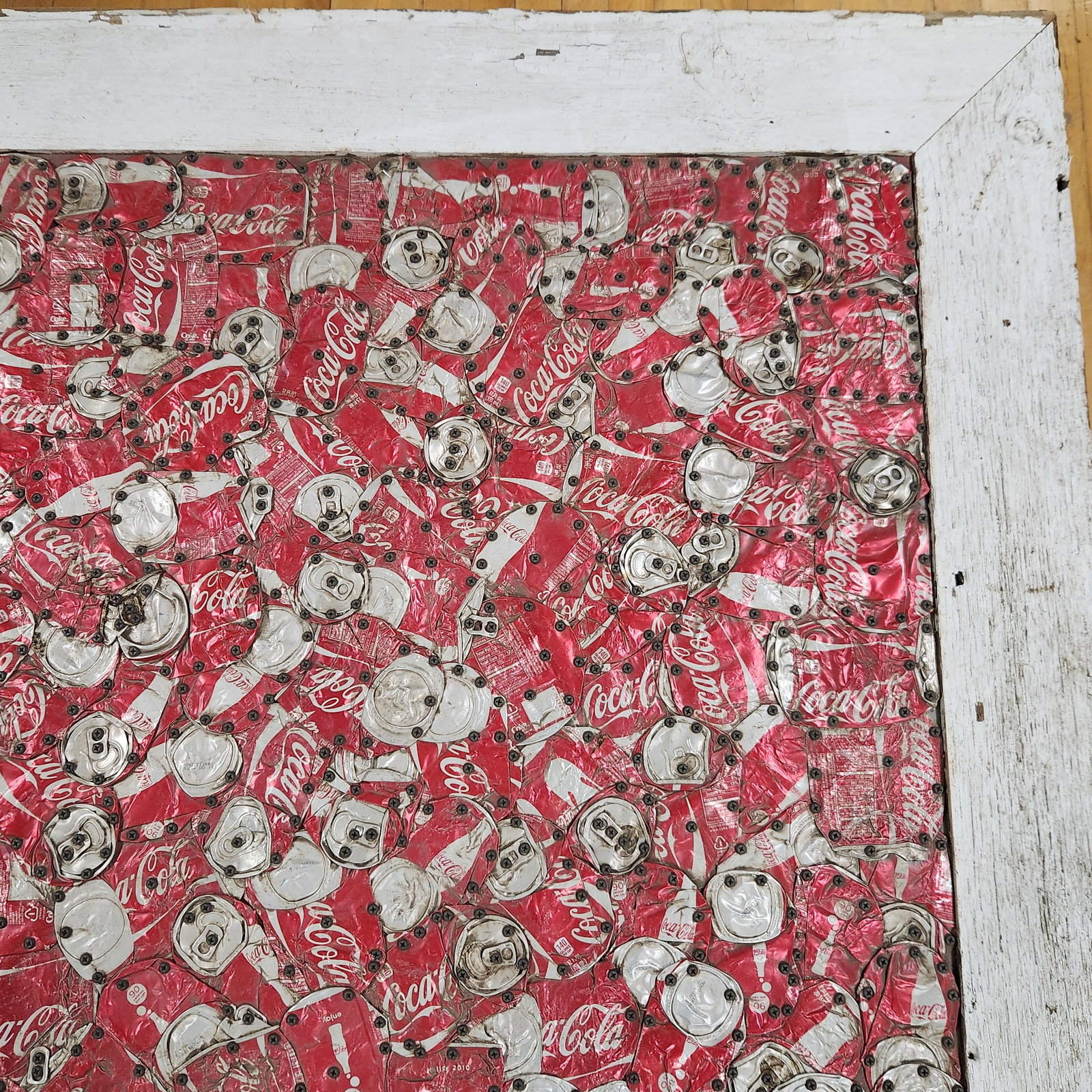 Large Coca-Cola Folk Art Table - 8