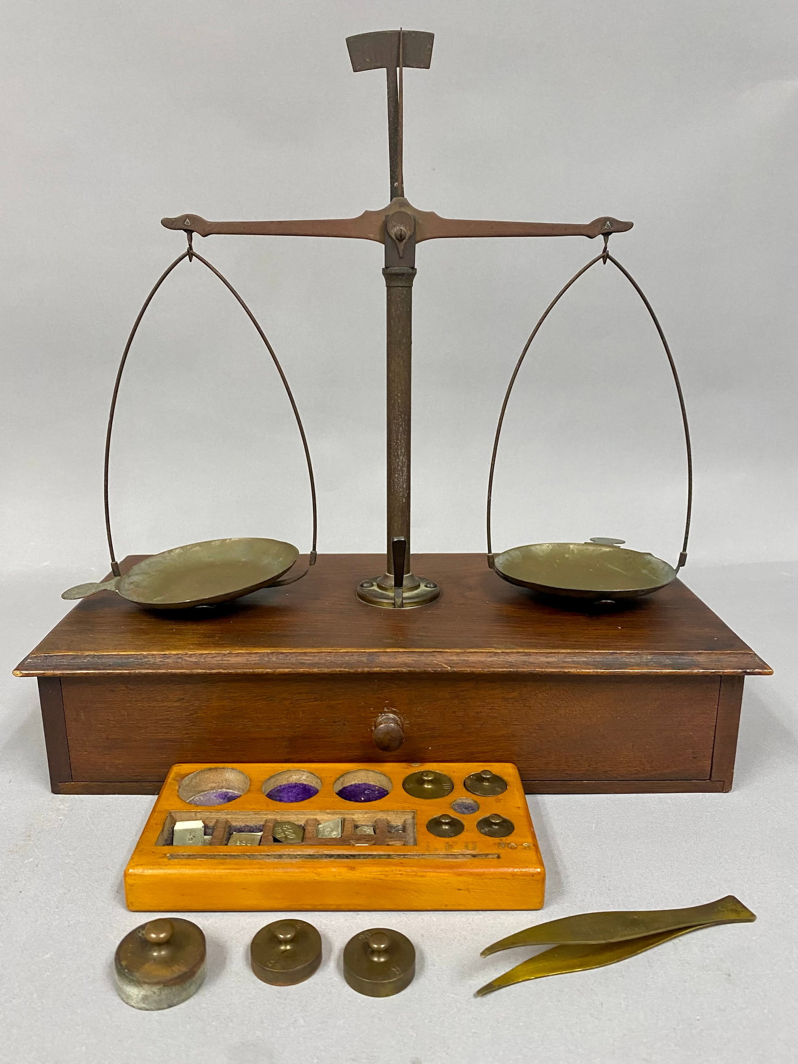 Antique Brass Apothecary Balance Scale (1 of 10)