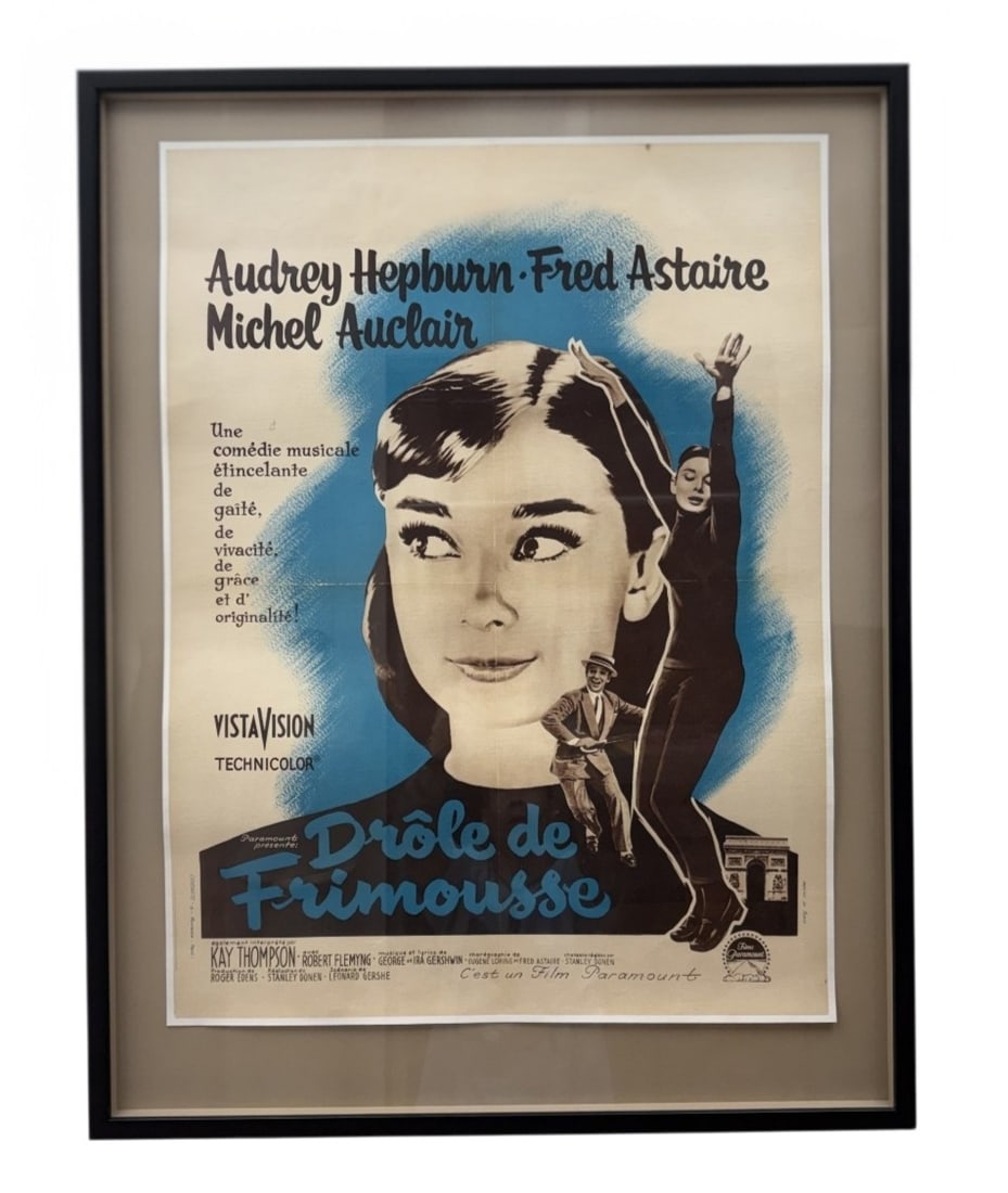 Original 1957 French Movie Poster for Funny Face (1 of 10)
