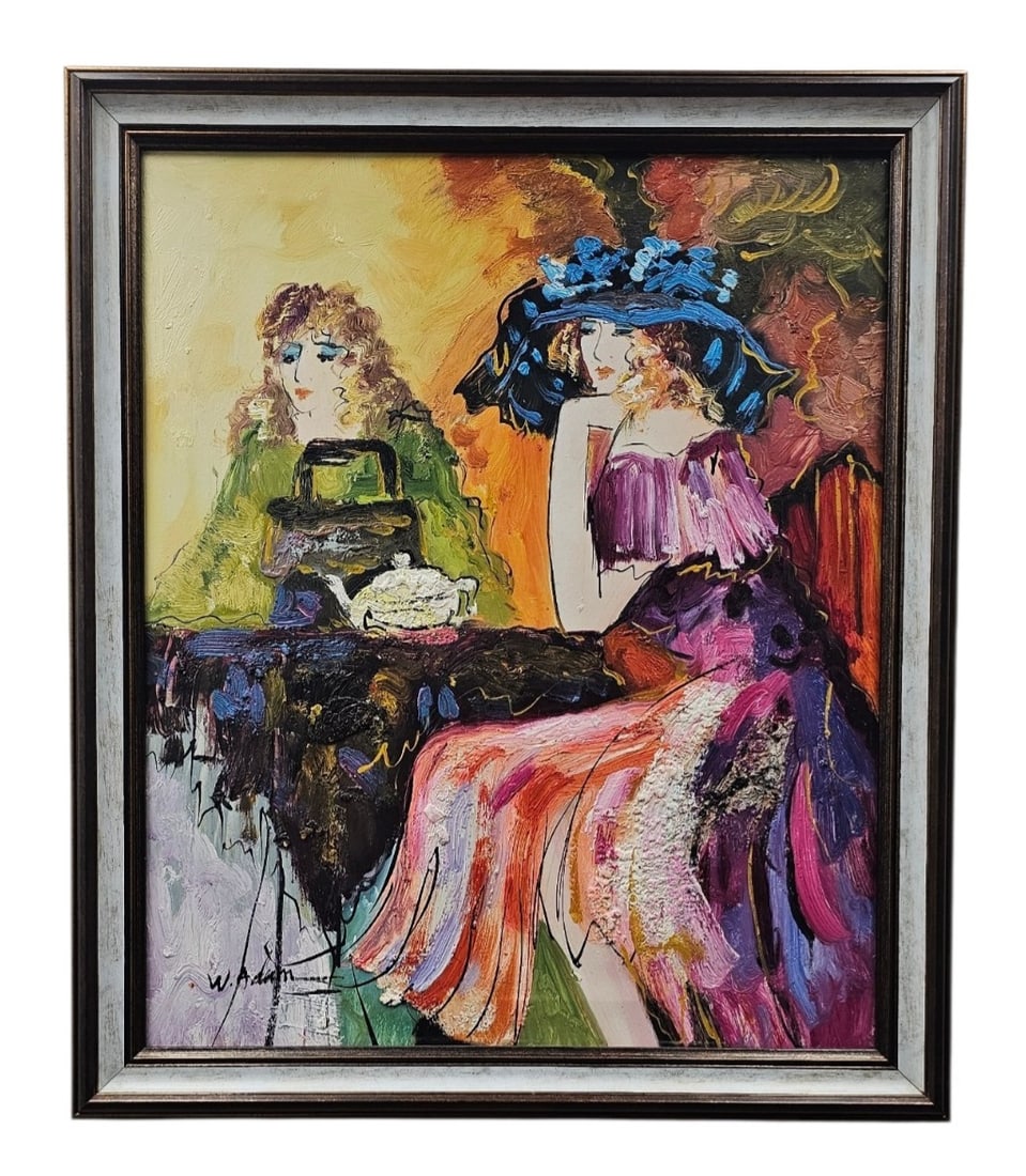 W. Adam Figurative Impasto Oil Painting (1 of 9)