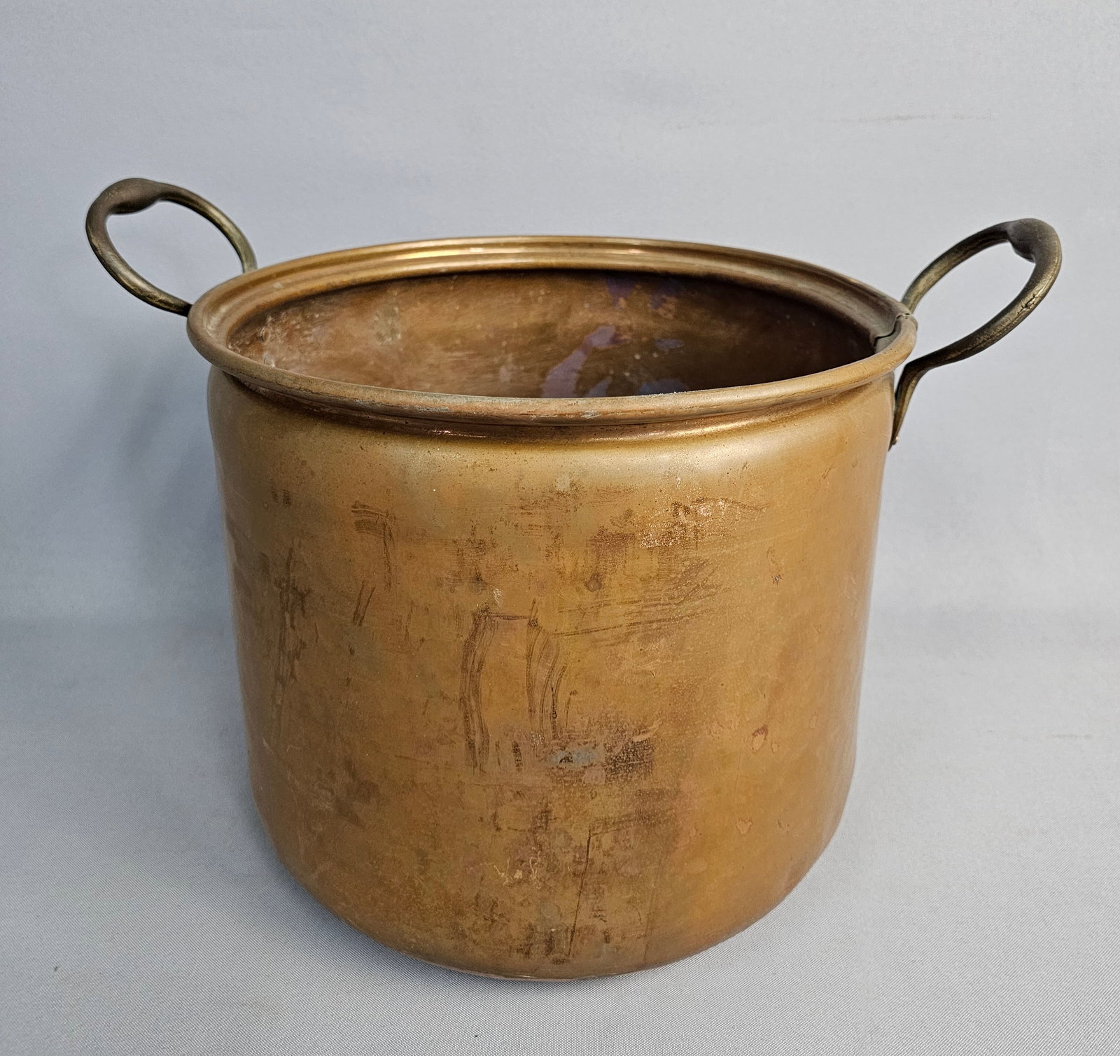 Vintage Copper Cauldron Style Pot (1 of 8)
