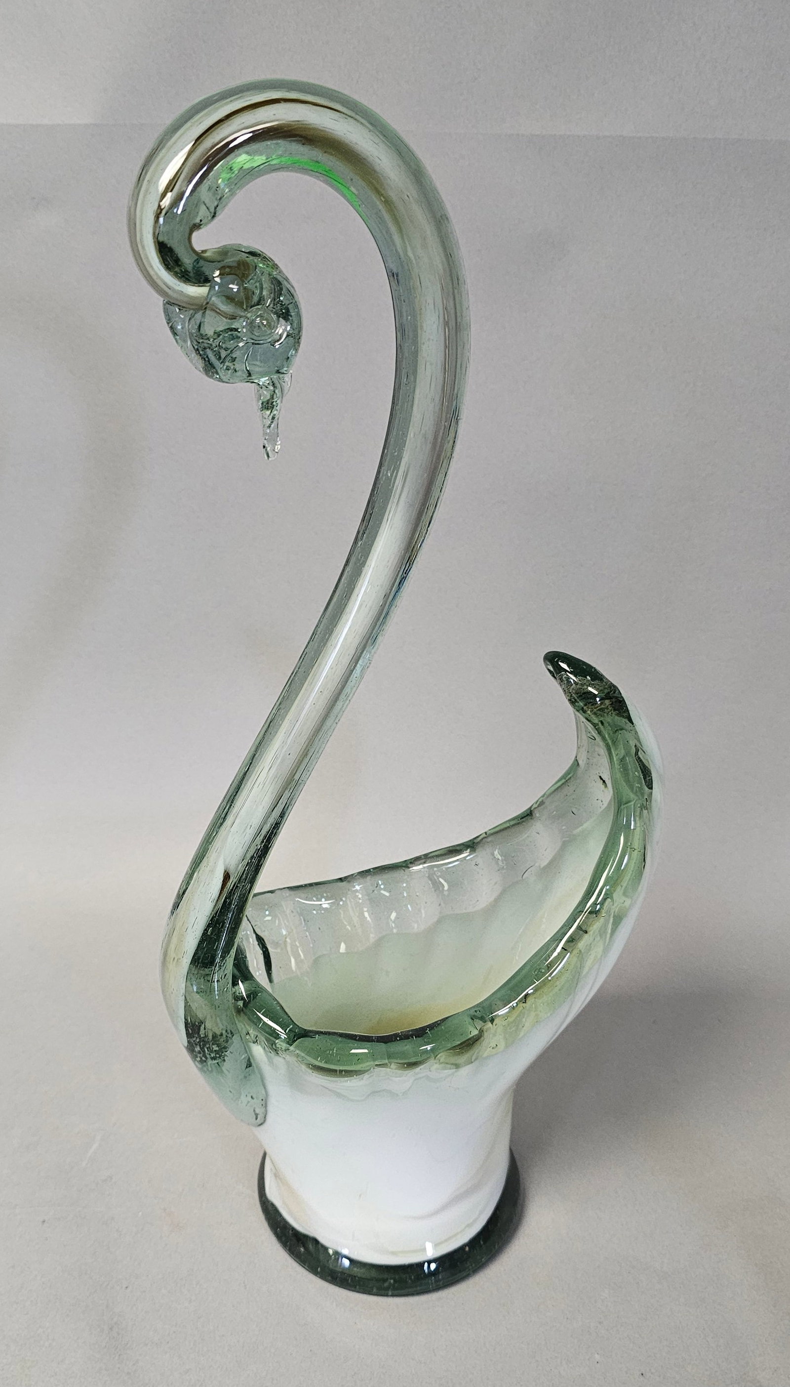 Large Murano Style Glass Swan (1 of 9)