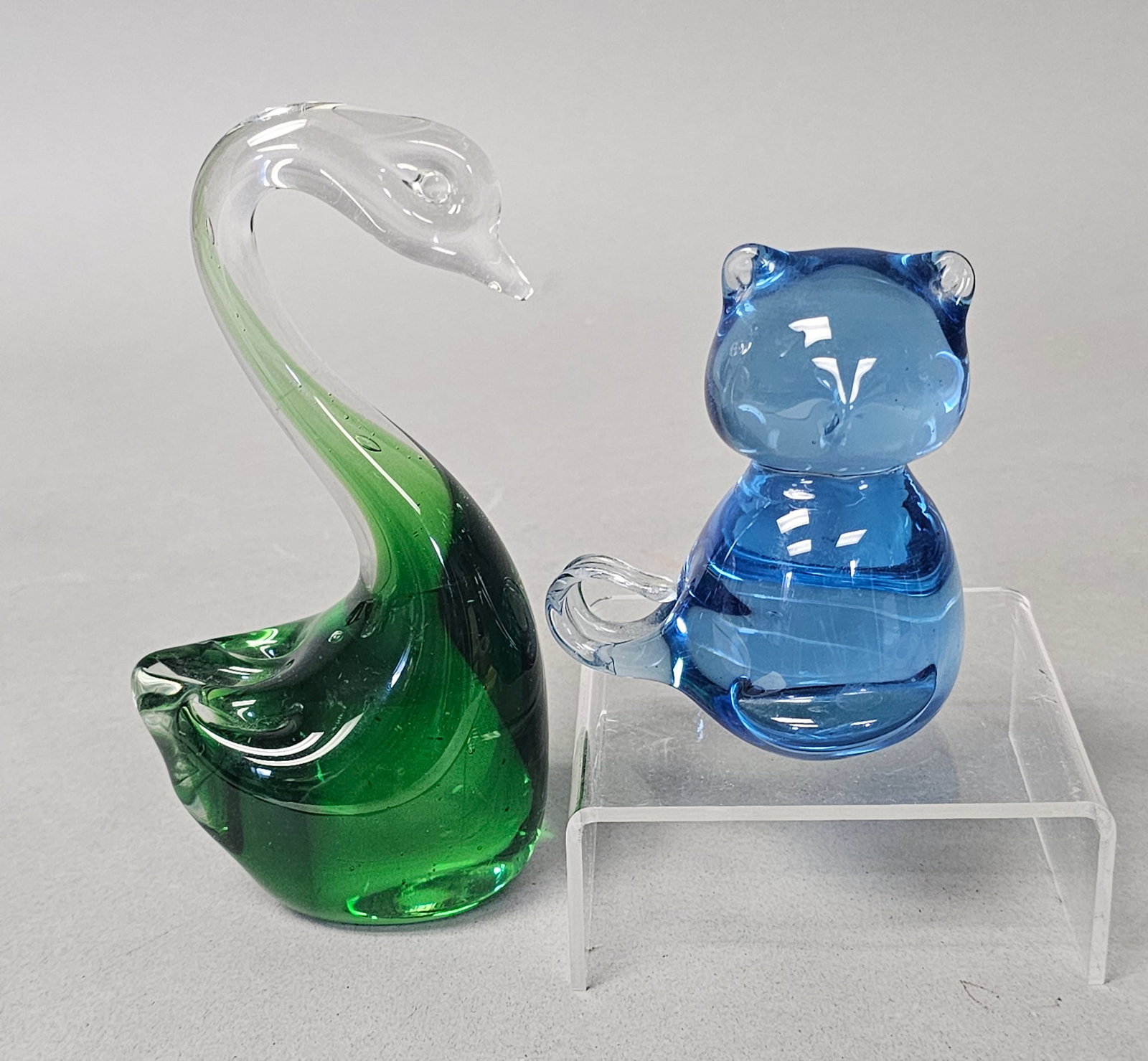 Two Art Glass Animal Figurines (1 of 6)