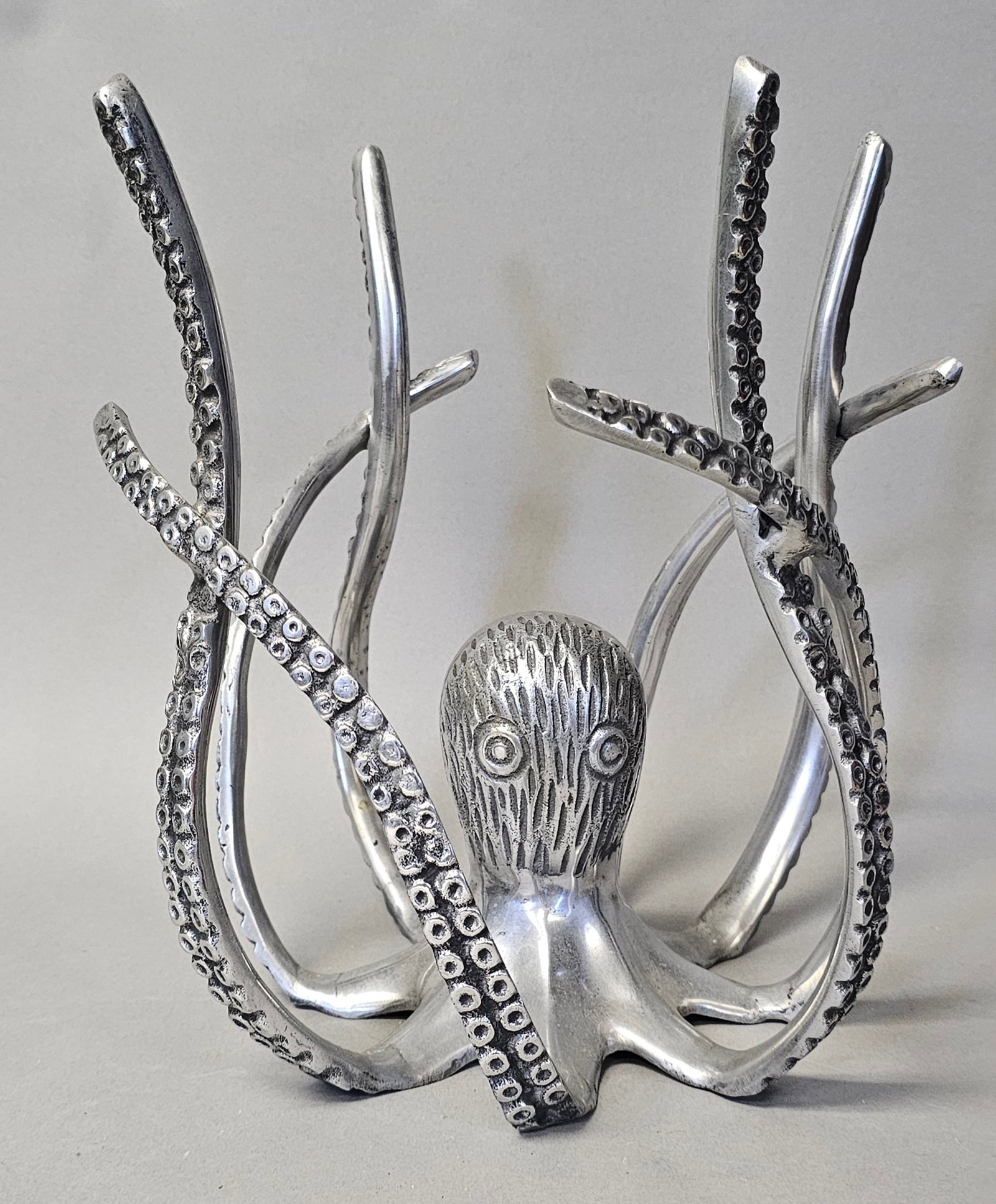 Large Cast Aluminum Octopus Sculpture (1 of 8)