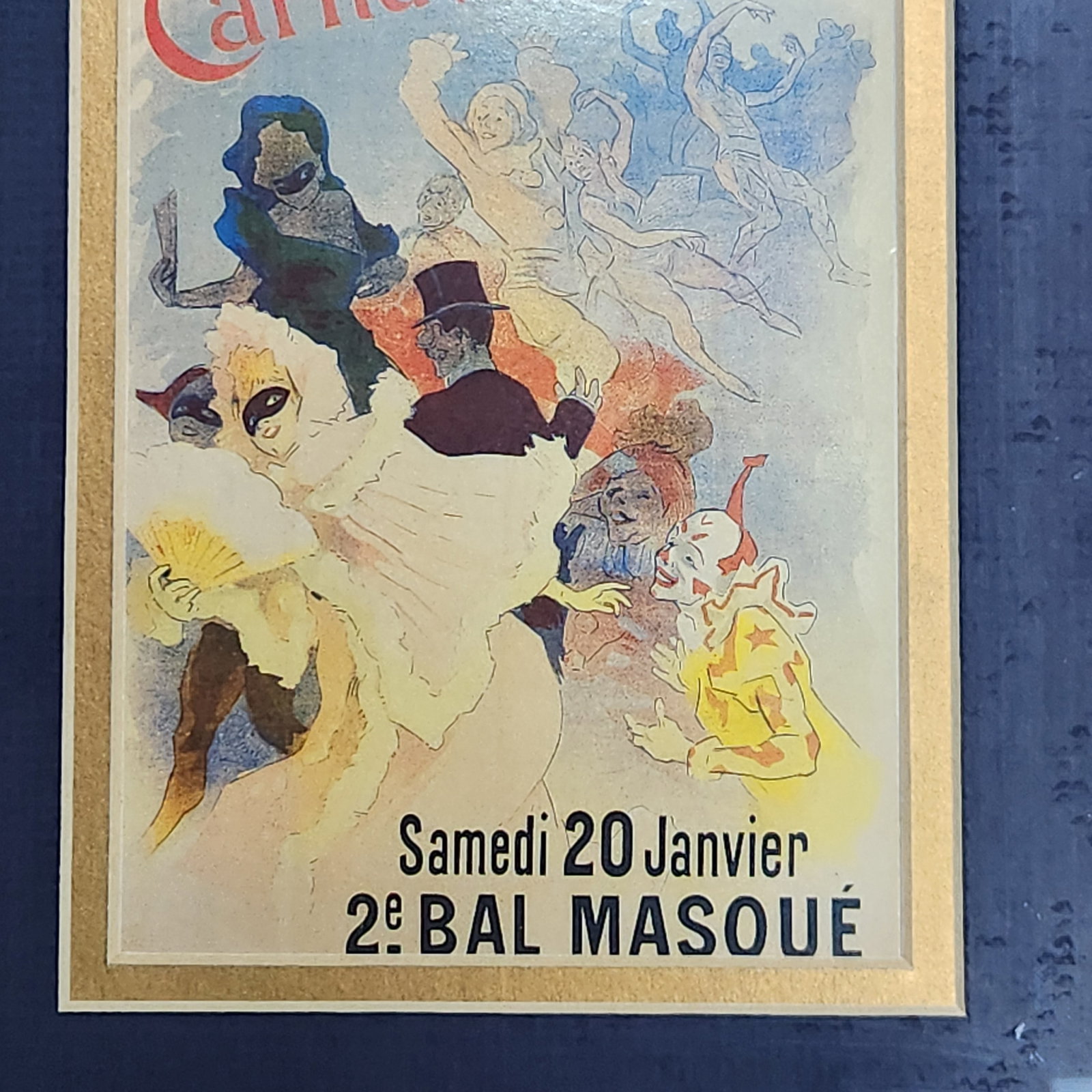 Jules Cheret Framed Carnaval Print - 3
