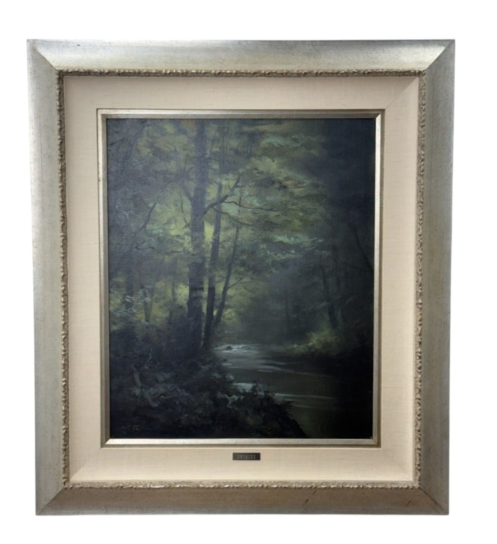 Mitsuzo Shimizu Forest Landscape Oil on Canvas (1 of 8)