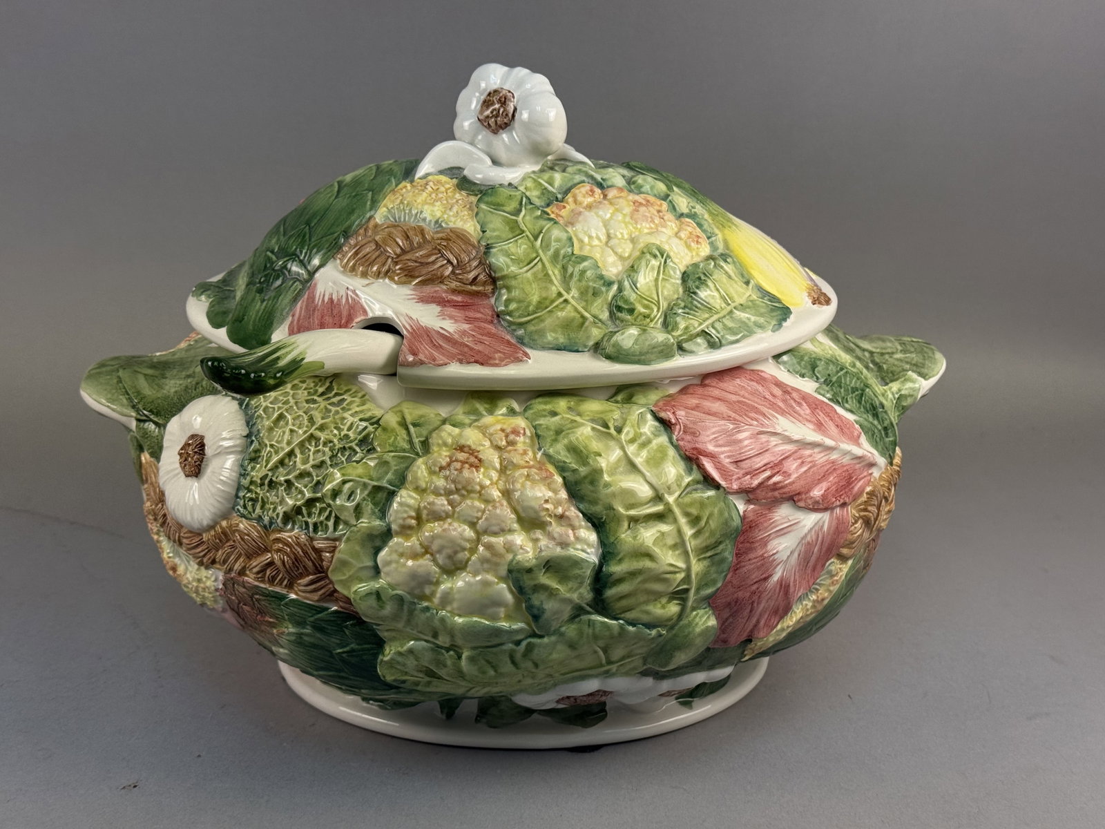 Italian Ceramic Vegetable Soup Tureen (1 of 7)