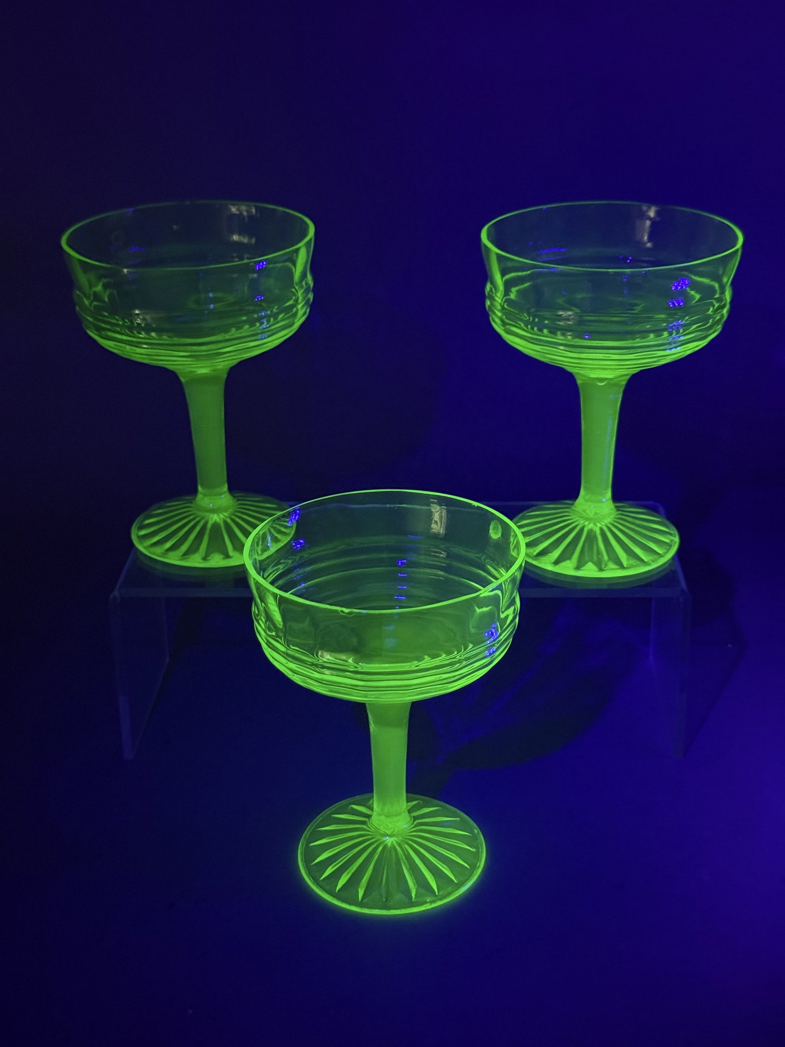 Trio of Anchor Hocking Ring Coupes (1 of 7)