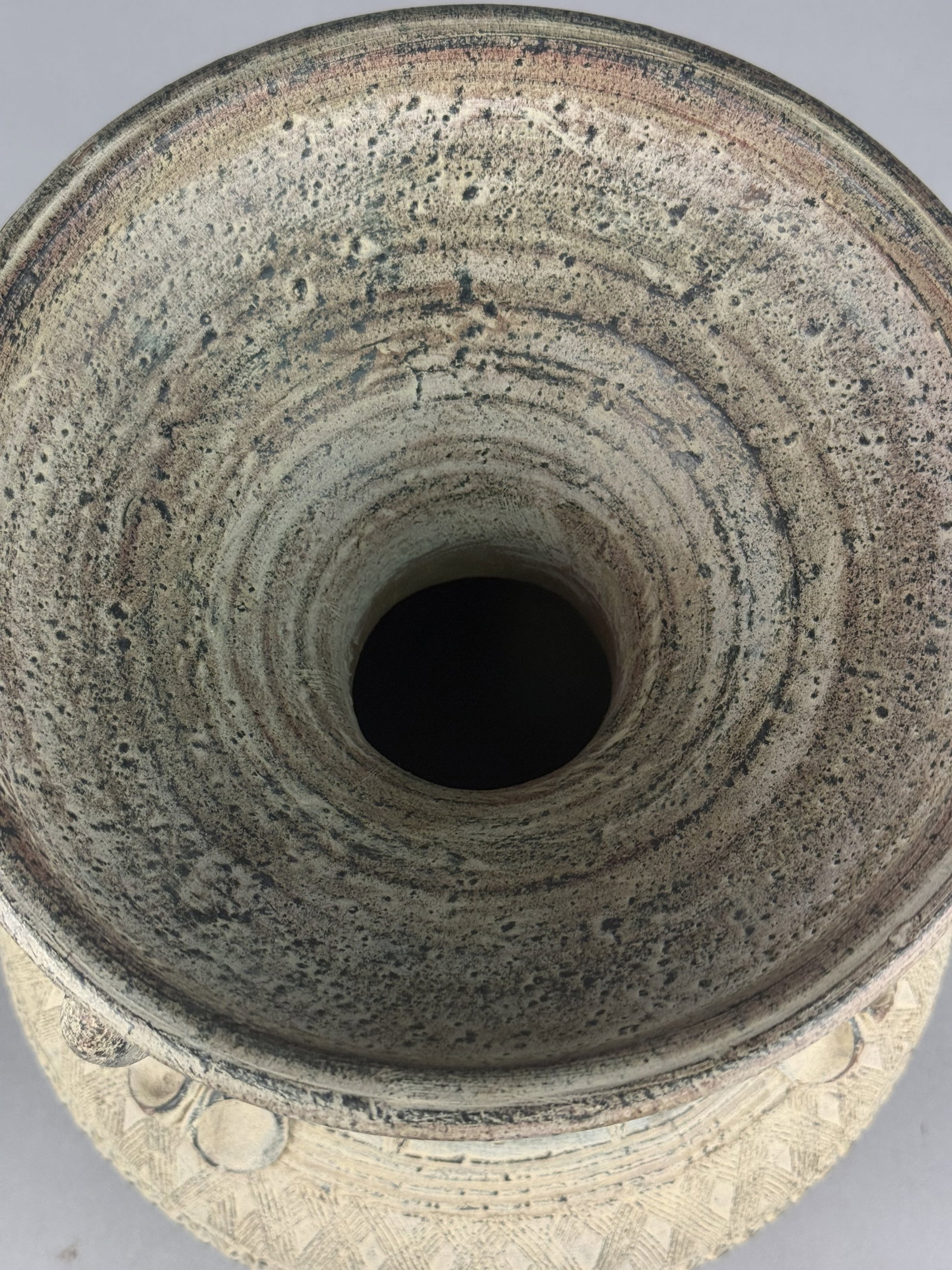Large Southeast Asian Ring-Handled Jar - 3