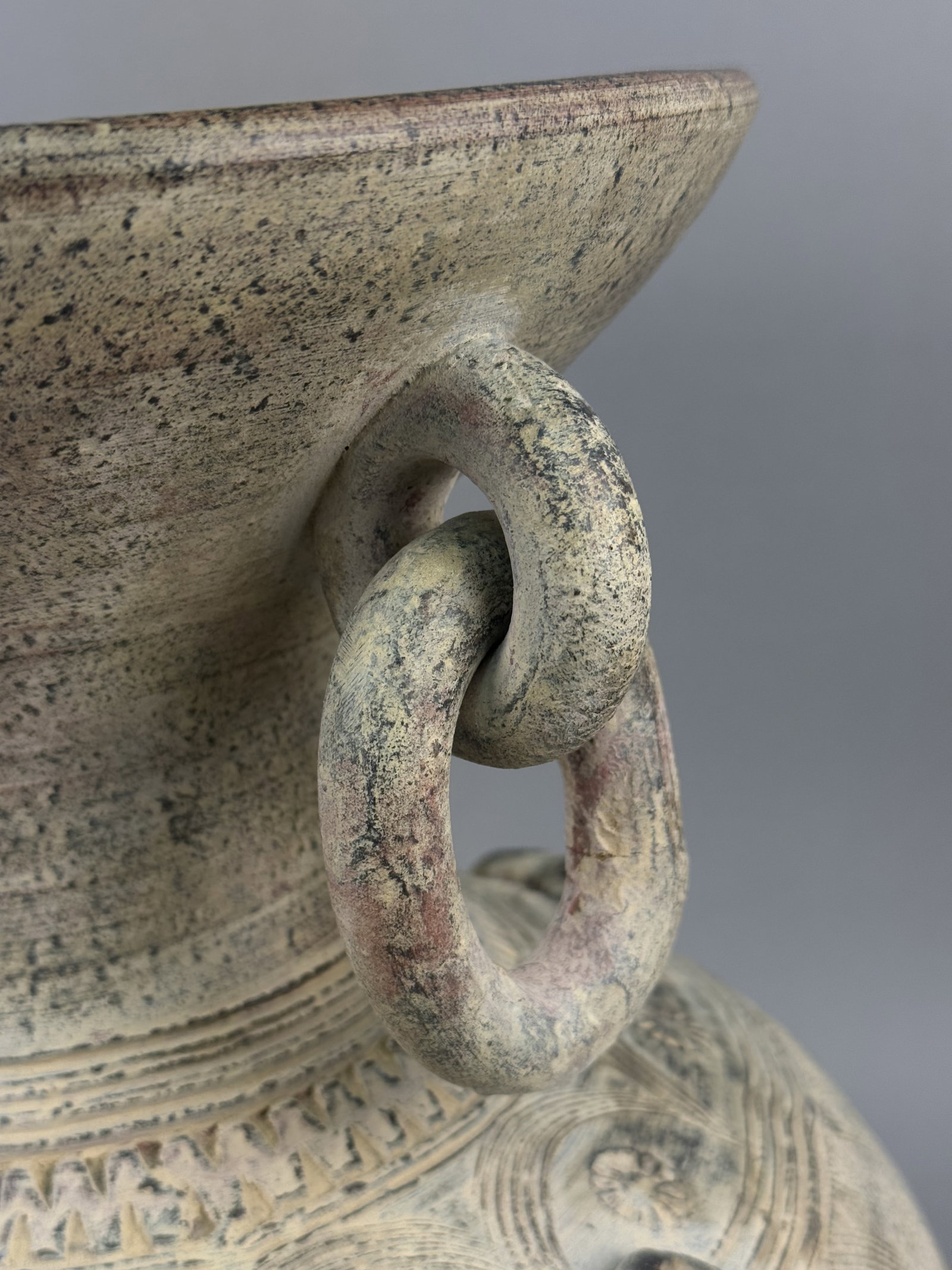 Large Southeast Asian Ring-Handled Jar - 7