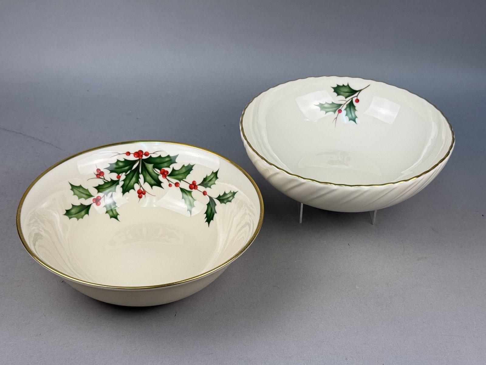 Two Lenox Holiday Serving Bowls (1 of 8)
