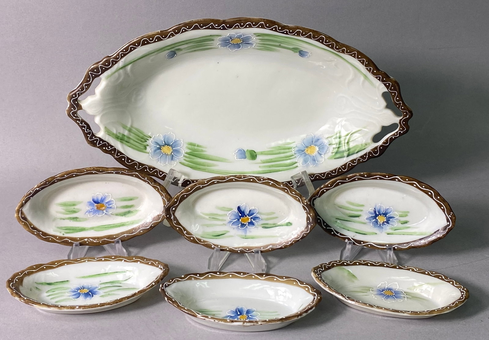Antique Te-Oh Nippon Hand-Painted Porcelain Set (1 of 7)