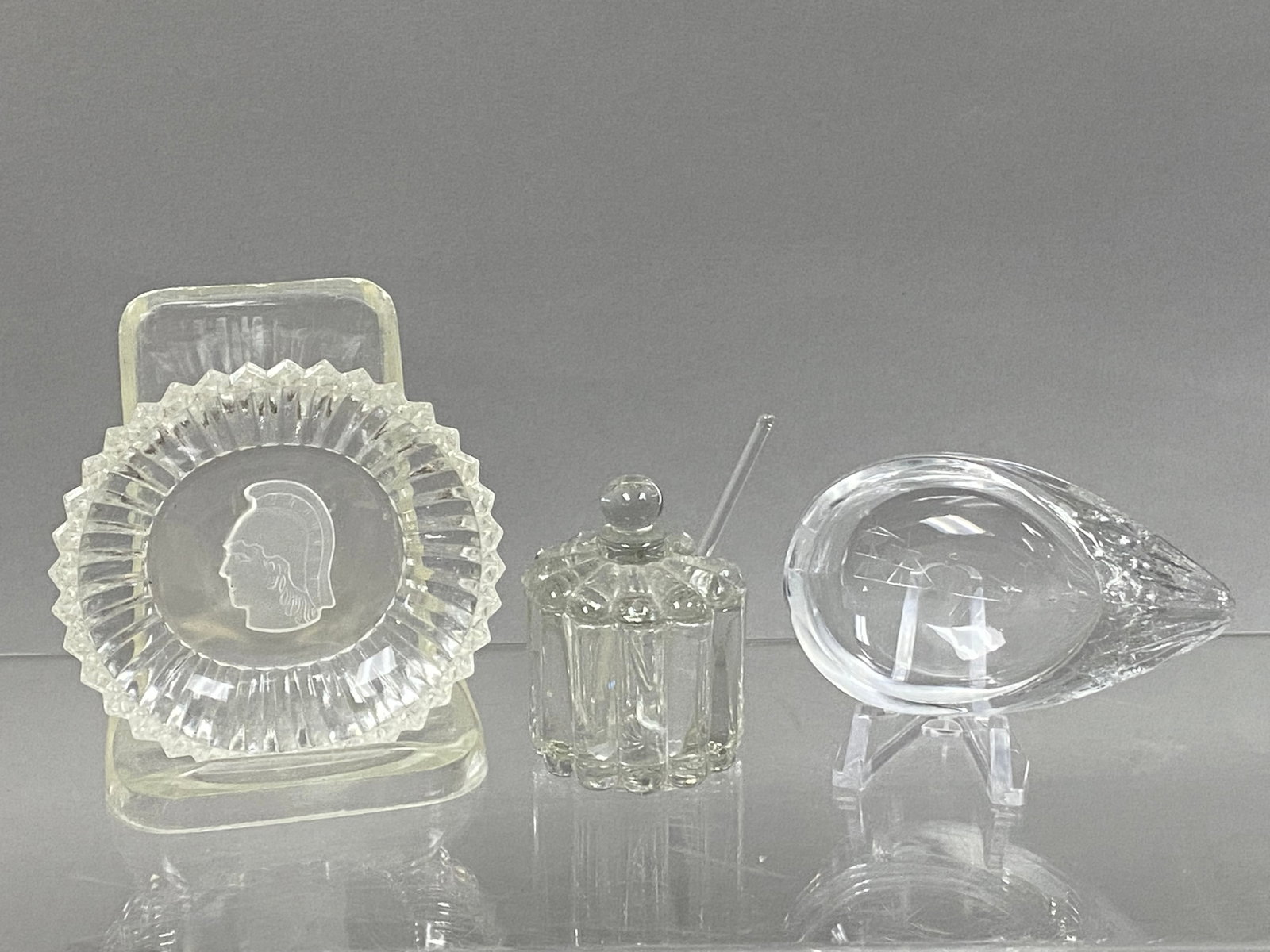 Trio of Clear Decorative Glass (1 of 11)