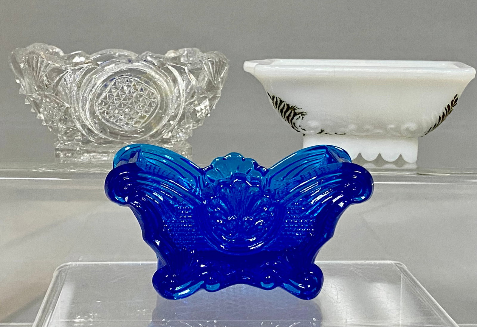 Three Glass Open Salts (1 of 11)