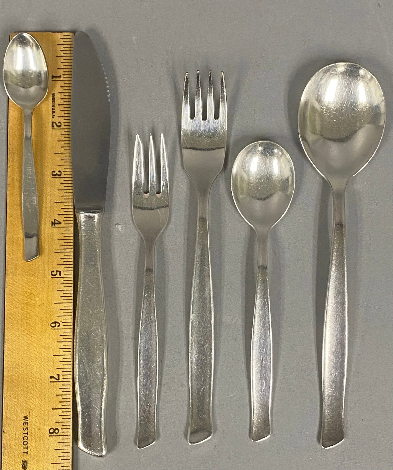 Vintage German Silverplate Flatware Set - 10