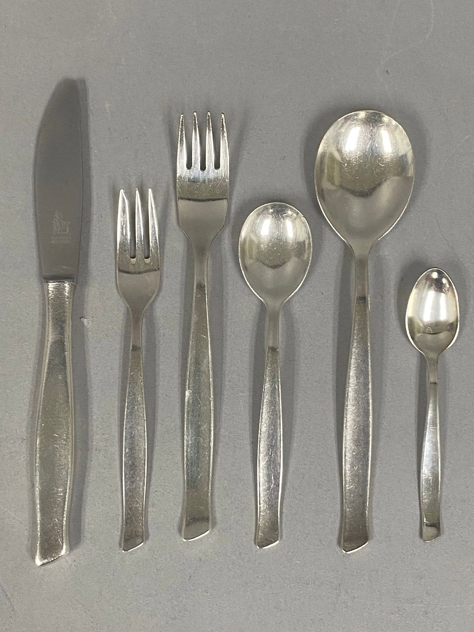 Vintage German Silverplate Flatware Set - 7