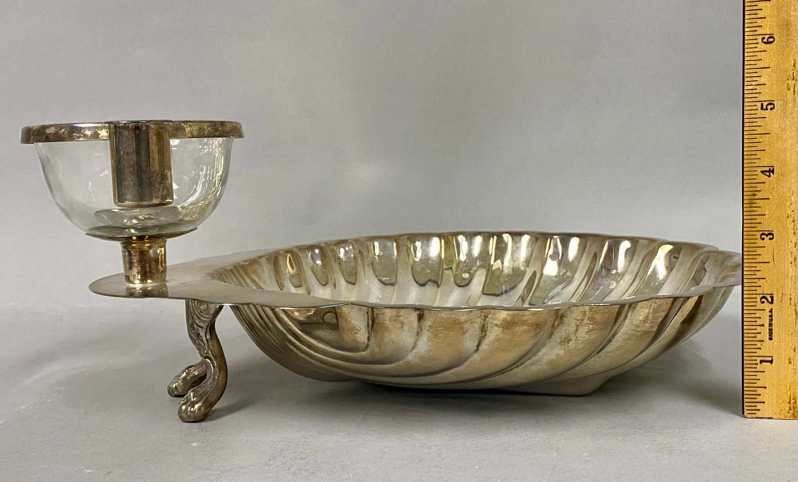 Sheridan Silverplated Shell Seafood Server - 4