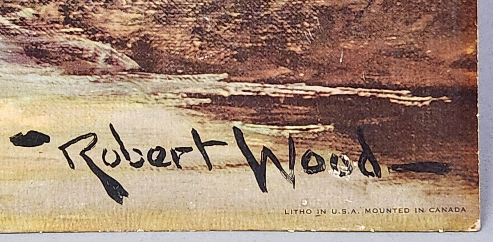 Robert Wood Surfside Lithograph on Board - 10