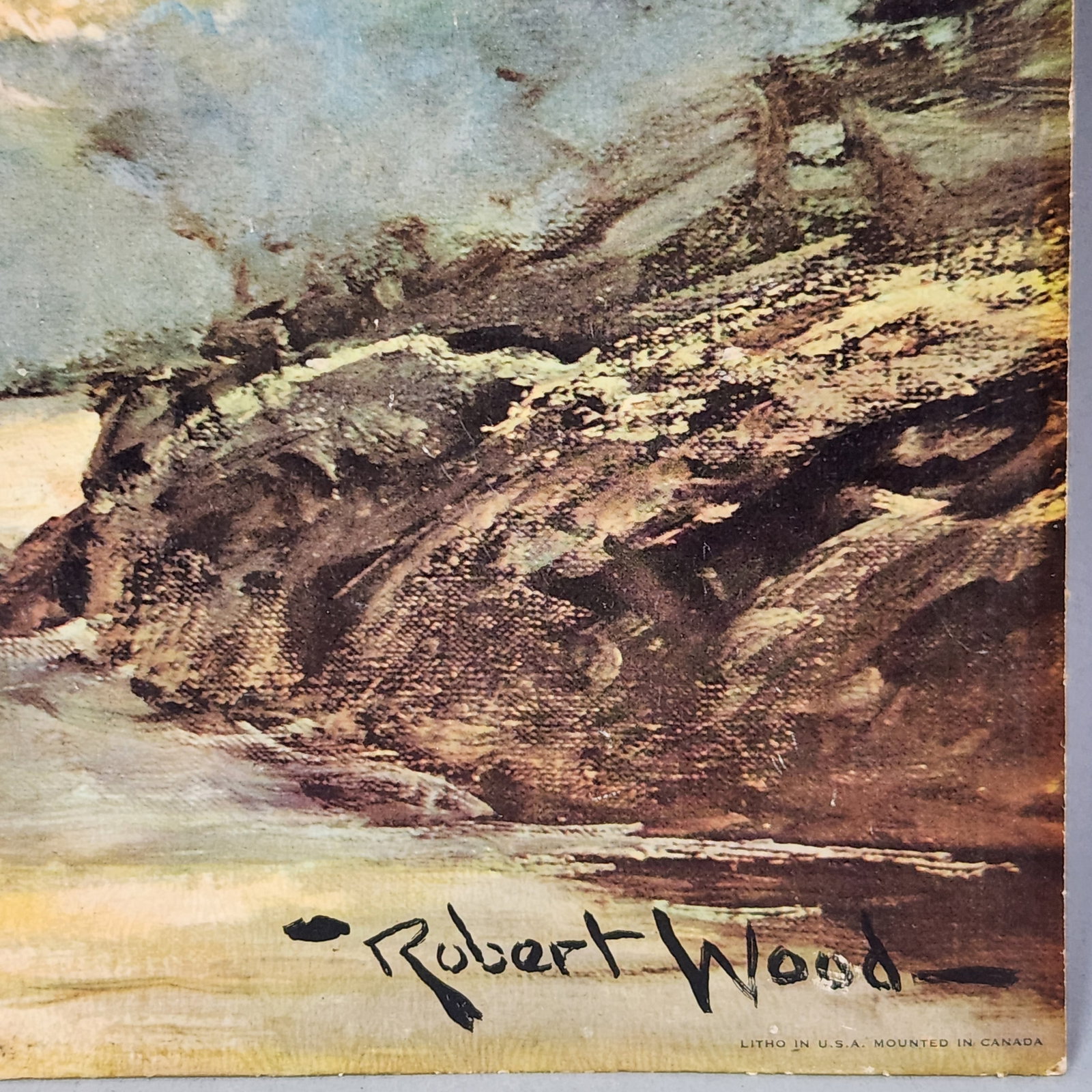 Robert Wood Surfside Lithograph on Board - 8