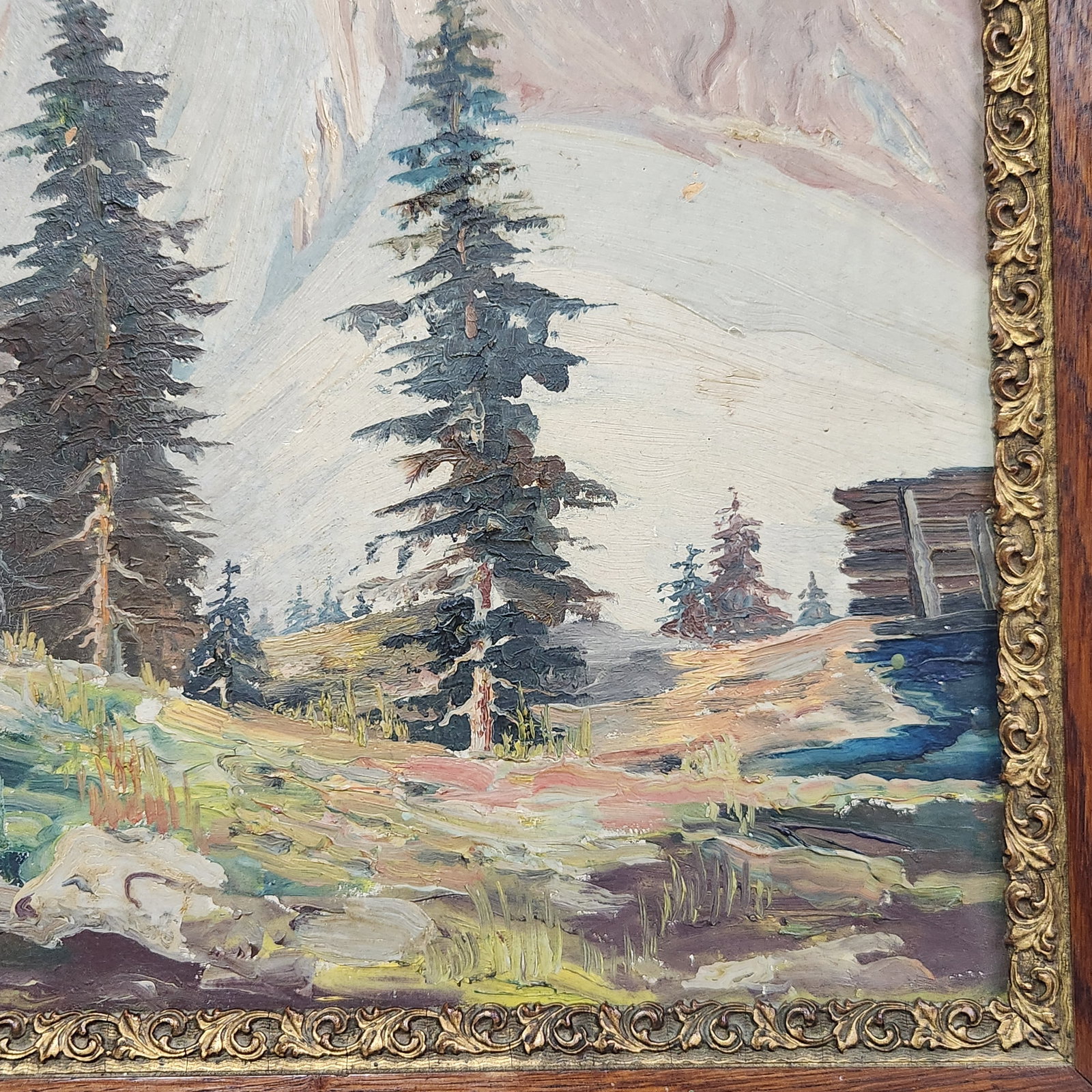 Impressionist Style Alpine Landscape - 4