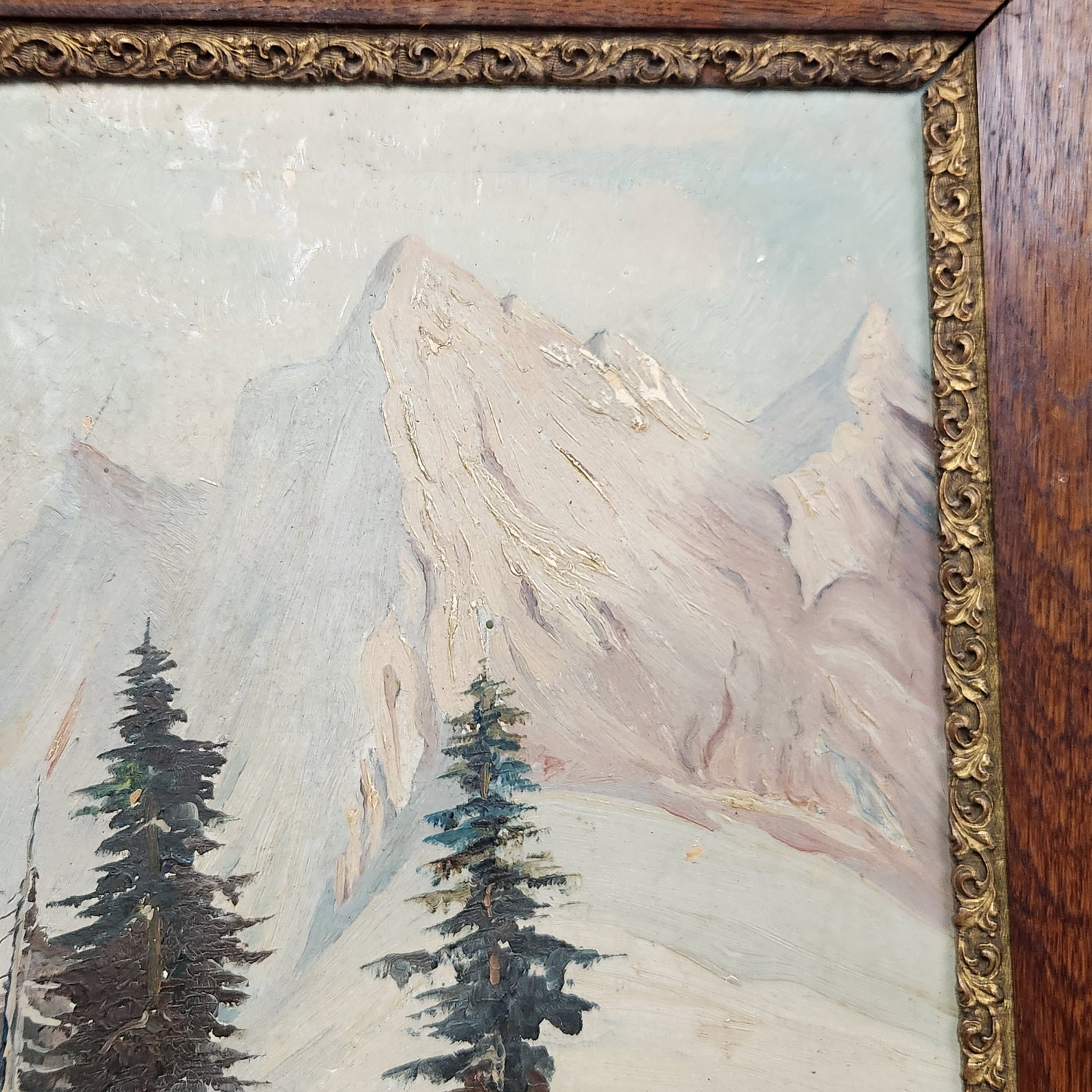 Impressionist Style Alpine Landscape - 5