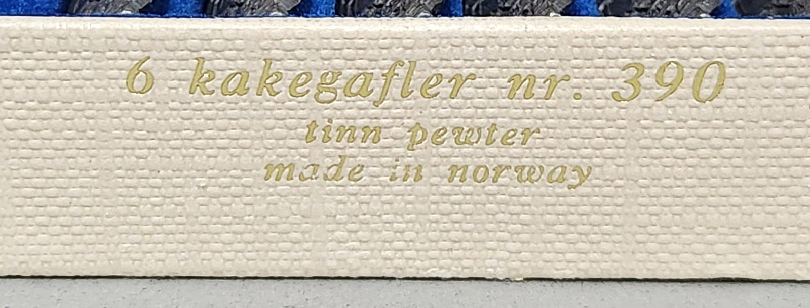 Hardanger Konge Tinn Fork Set - 5