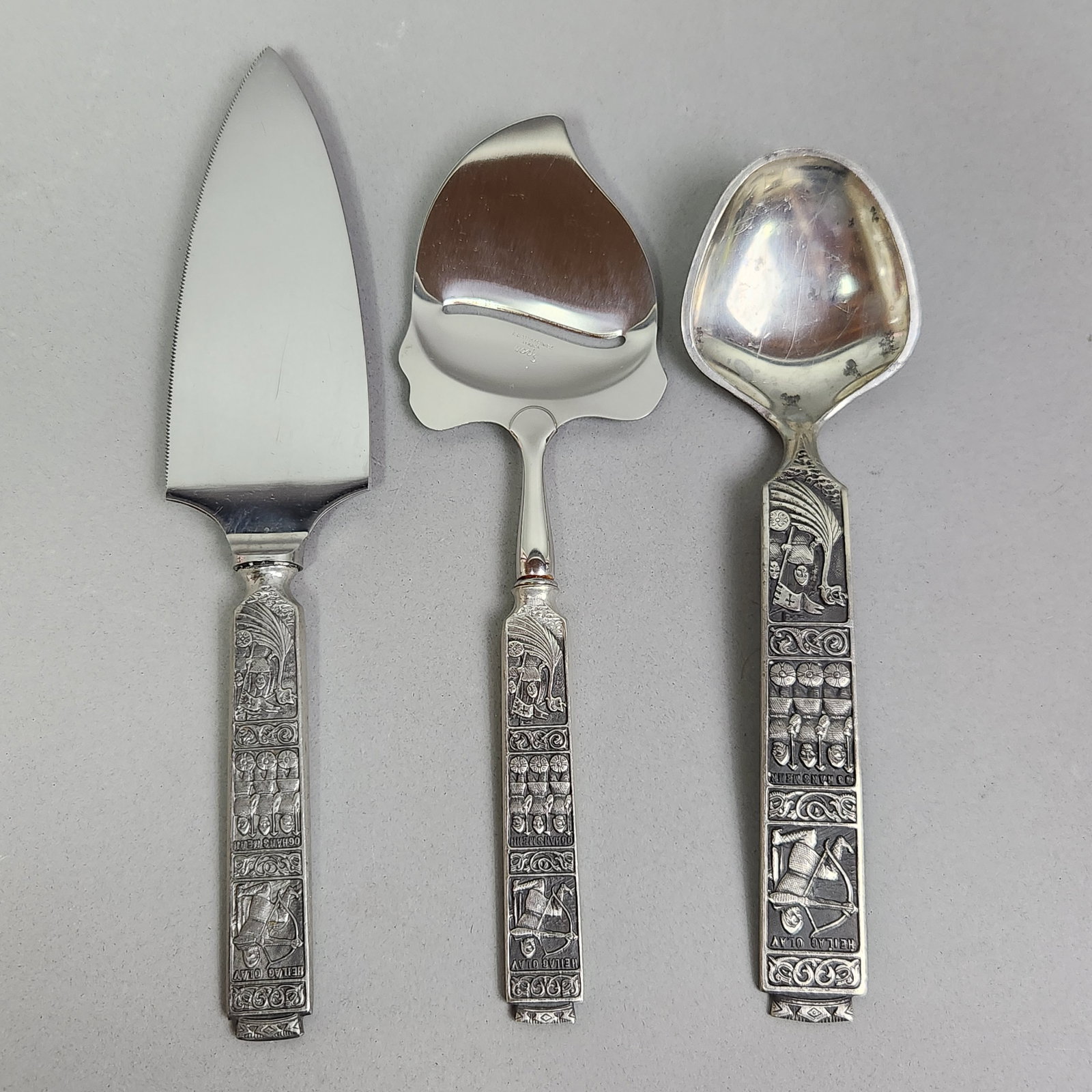 Konge Tinn Pewter Serving Set - 2