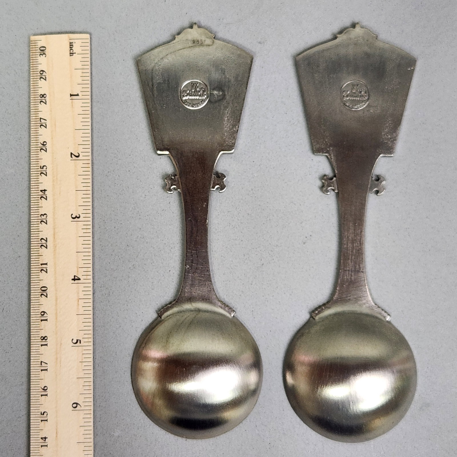 WMF Pewter Schnapps Spoons - 3