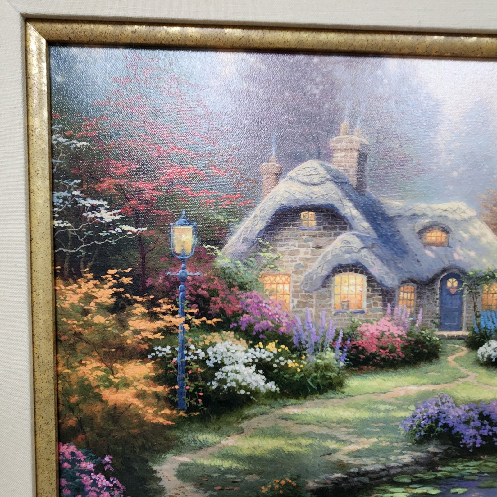 Thomas Kinkade Everett's Cottage Lithograph - 2