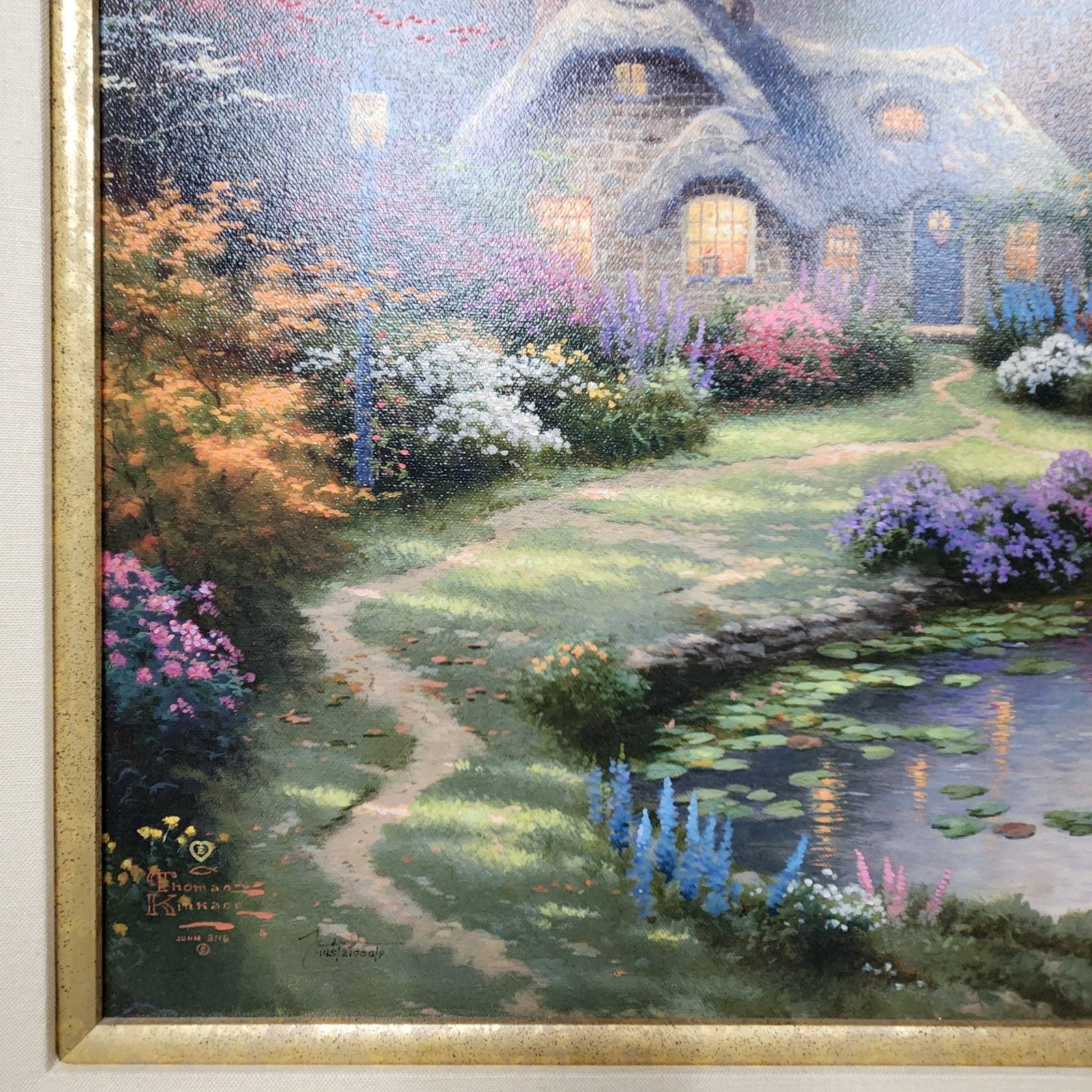 Thomas Kinkade Everett's Cottage Lithograph - 3