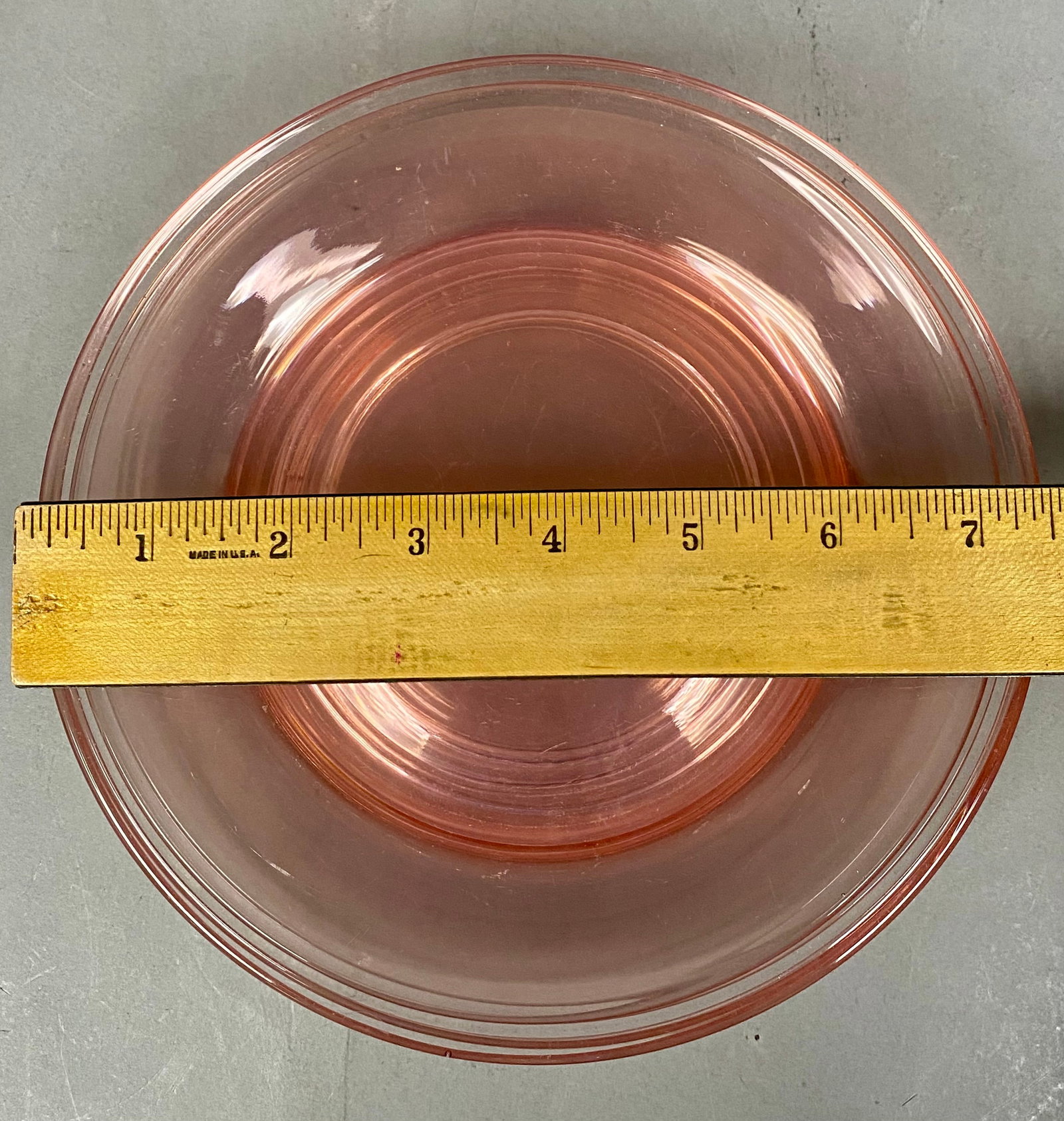 12 Hocking Pink Plates - 3