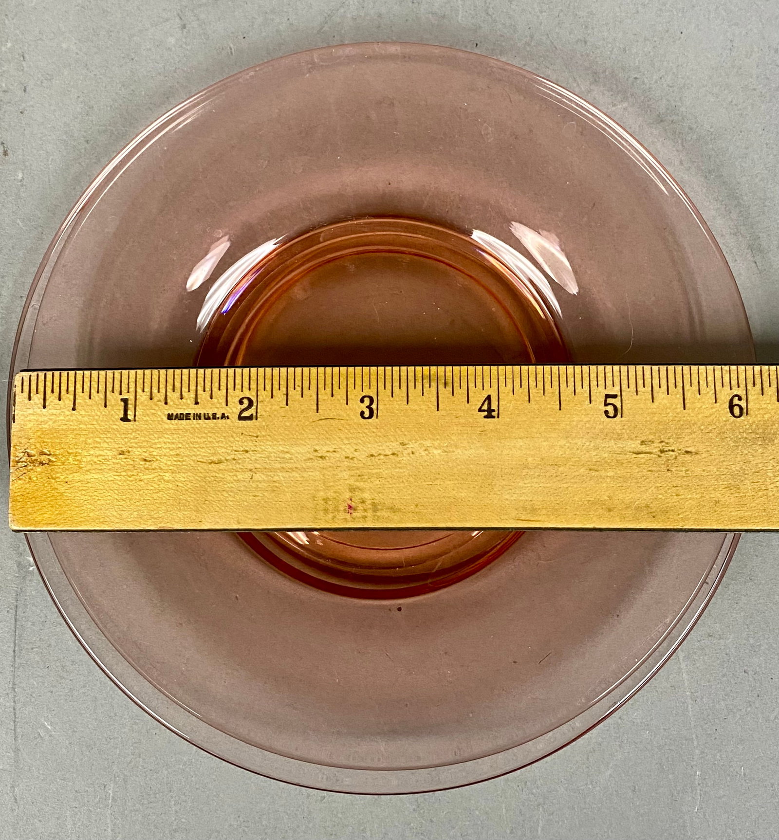12 Hocking Pink Plates - 5