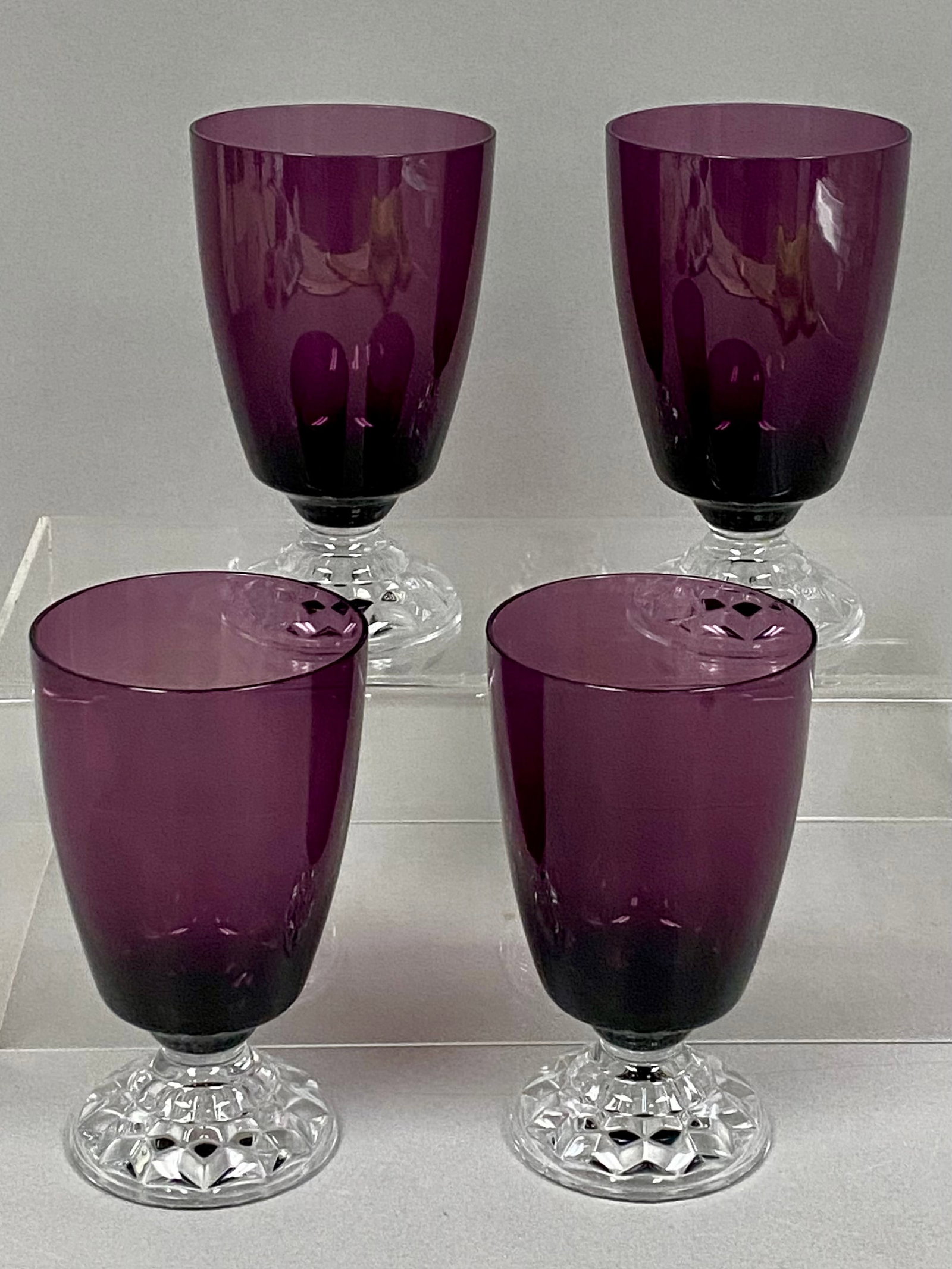 Four Amethyst Goblets (1 of 3)