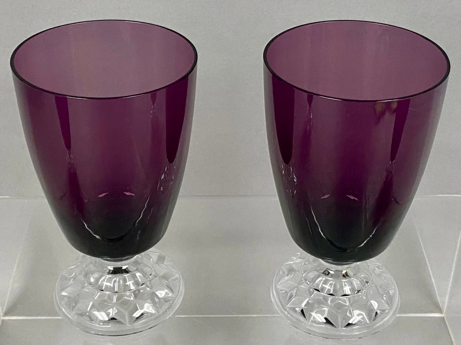 Four Amethyst Goblets - 2