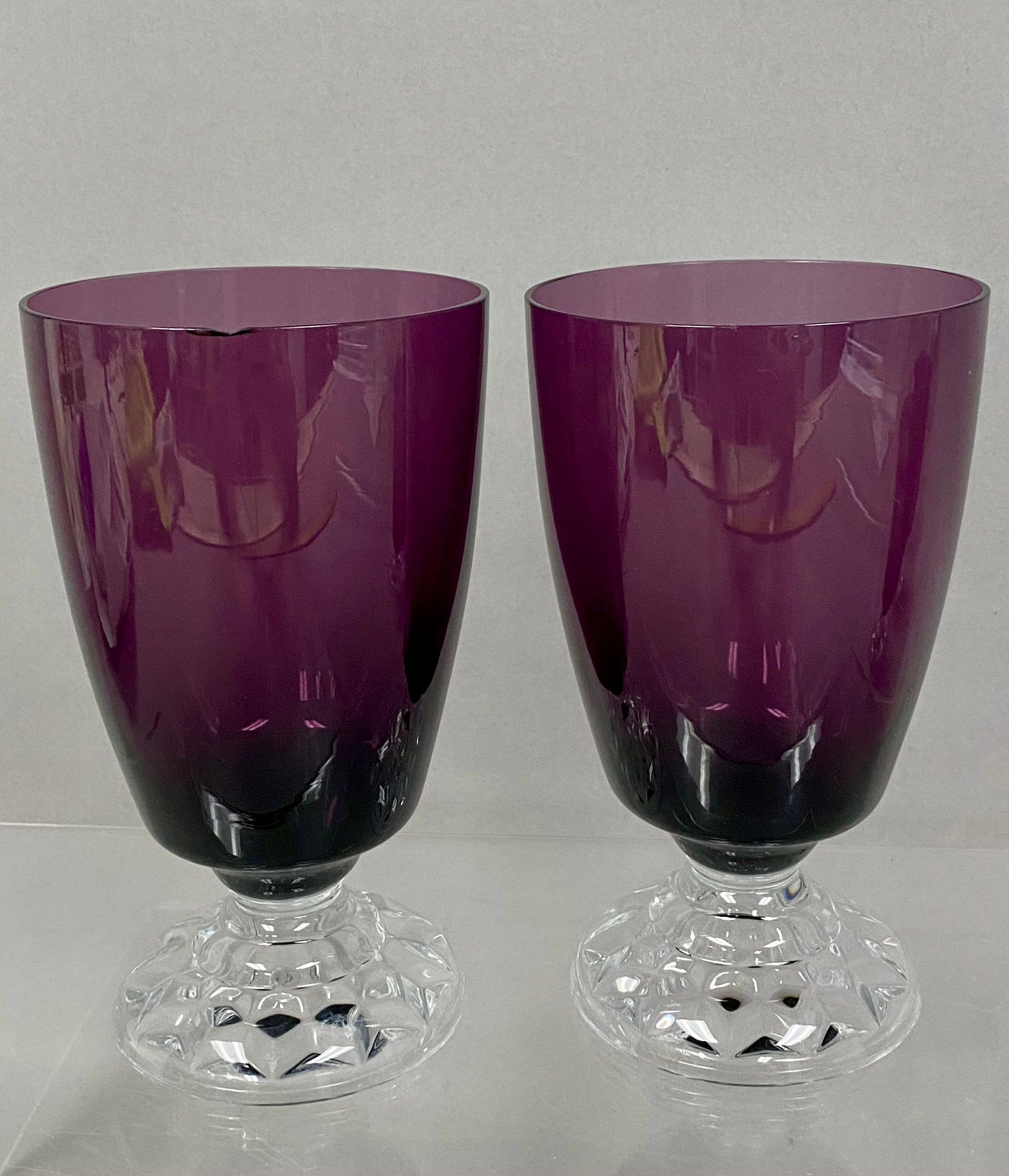 Four Amethyst Goblets - 3